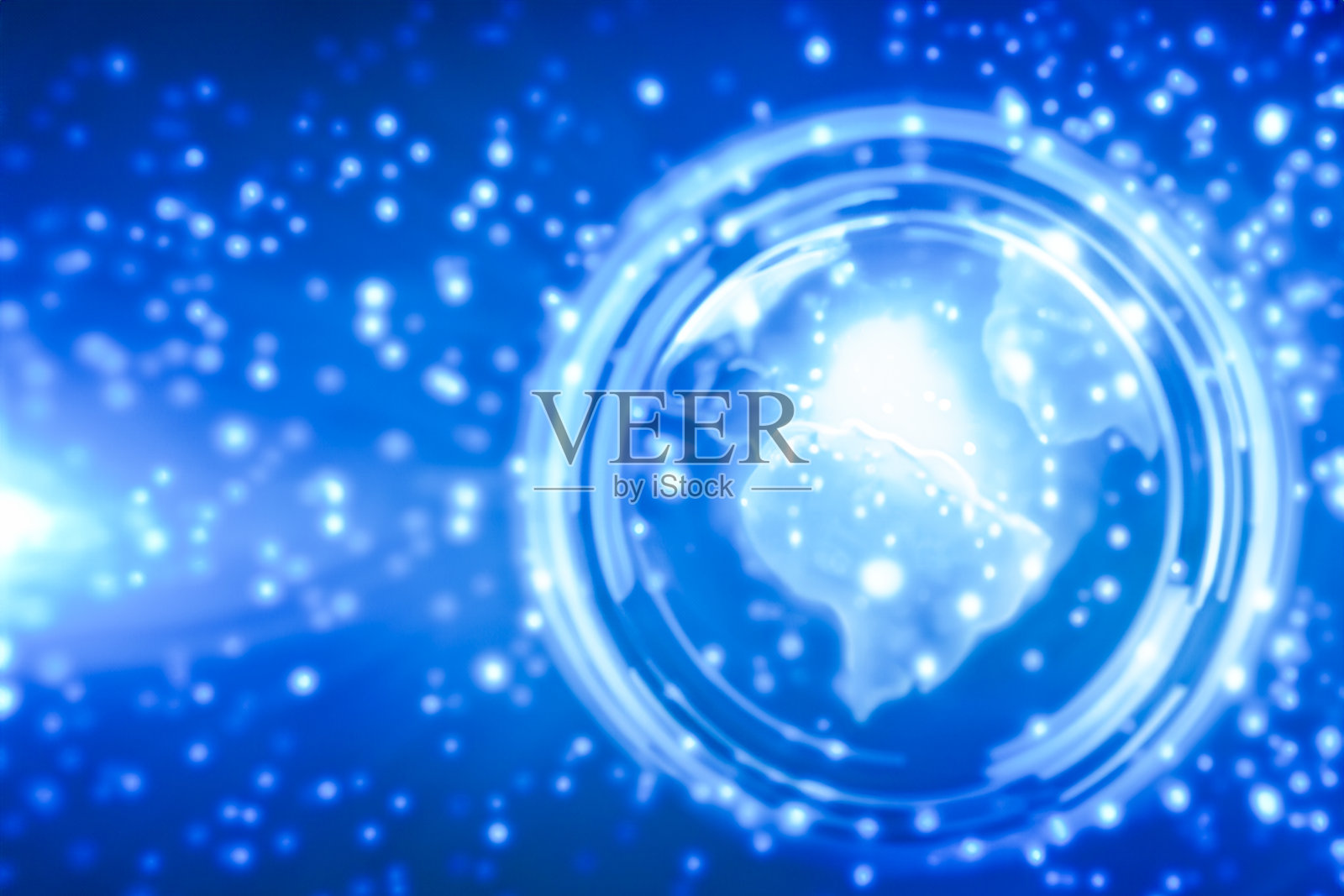 抽象网络或区块链照片摄影图片