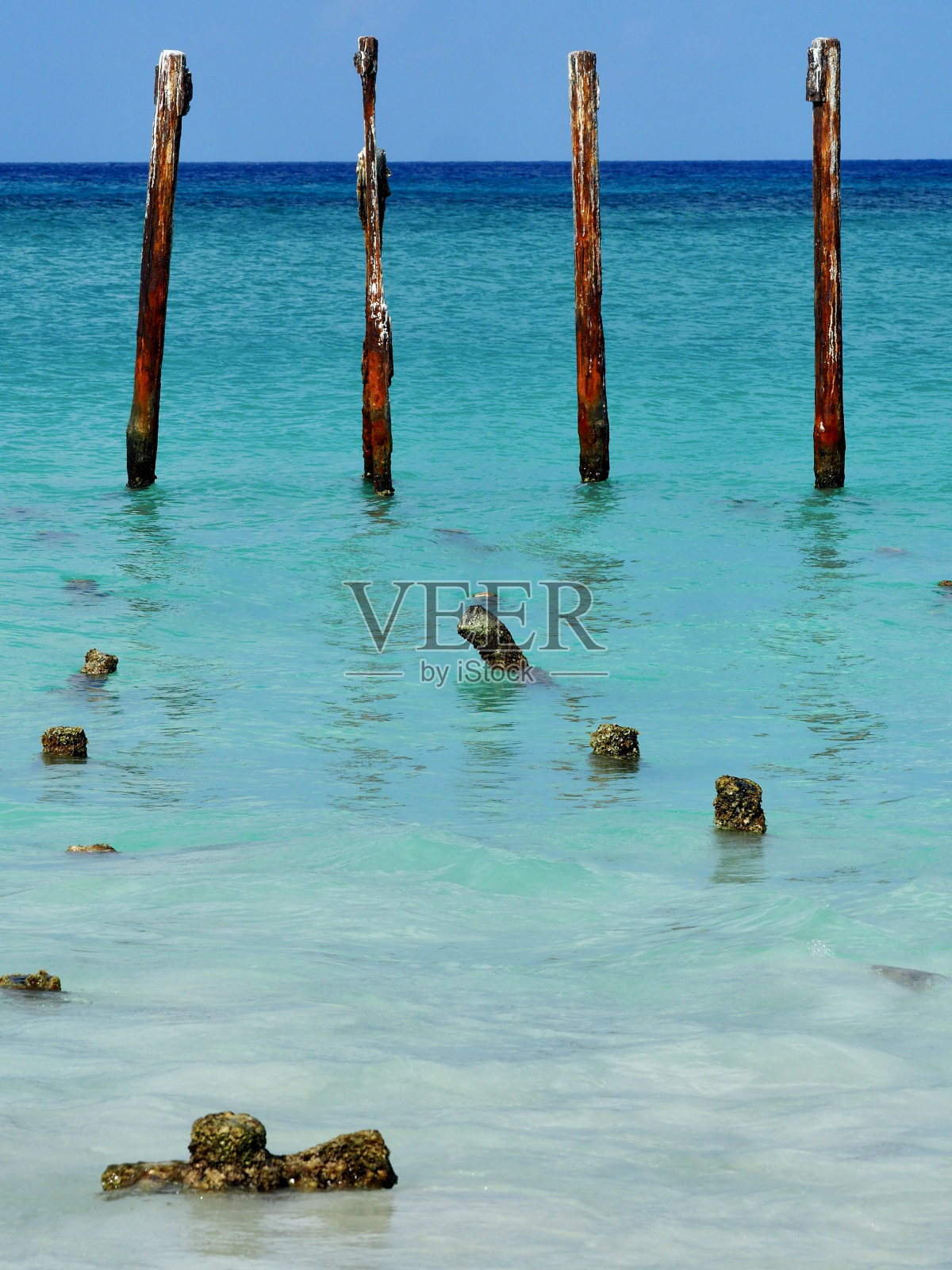 加勒比海驿站照片摄影图片