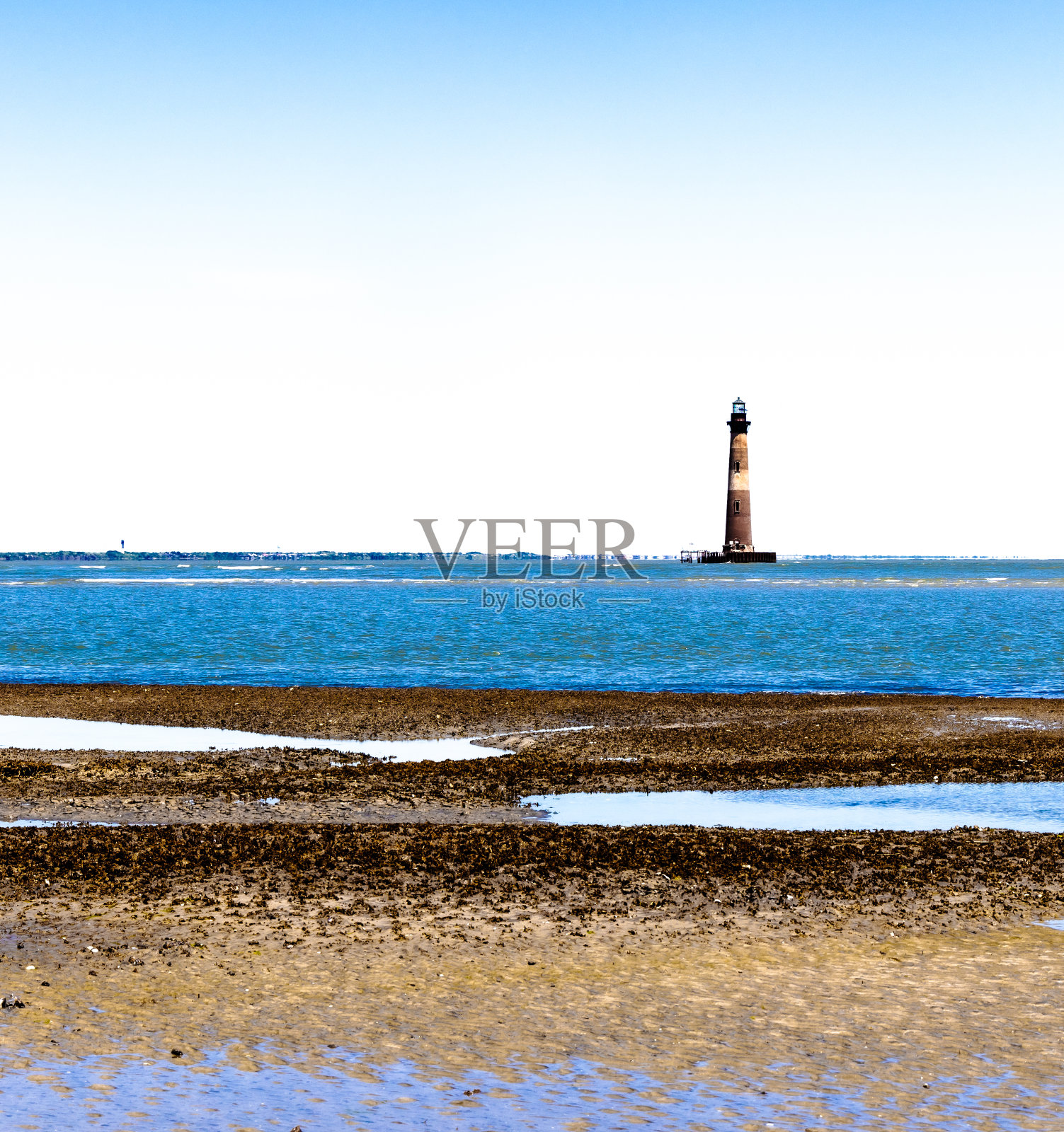 莫理斯岛灯塔照片摄影图片