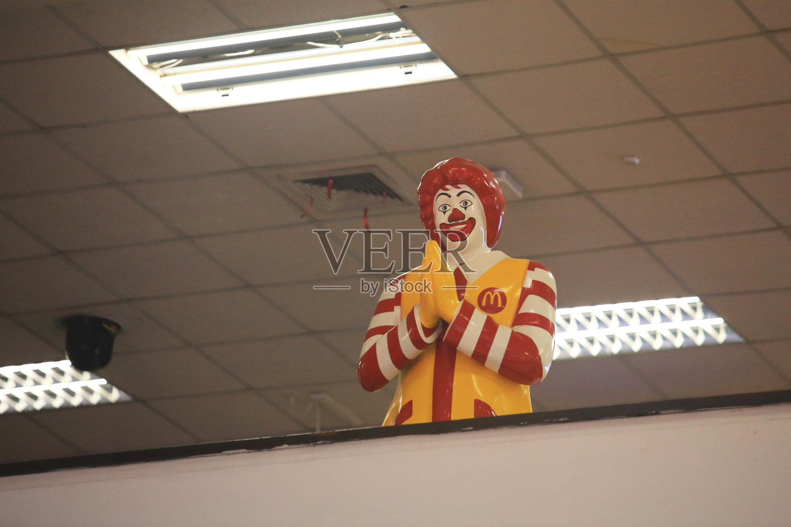 泰式麦当劳罗纳德雕像照片摄影图片