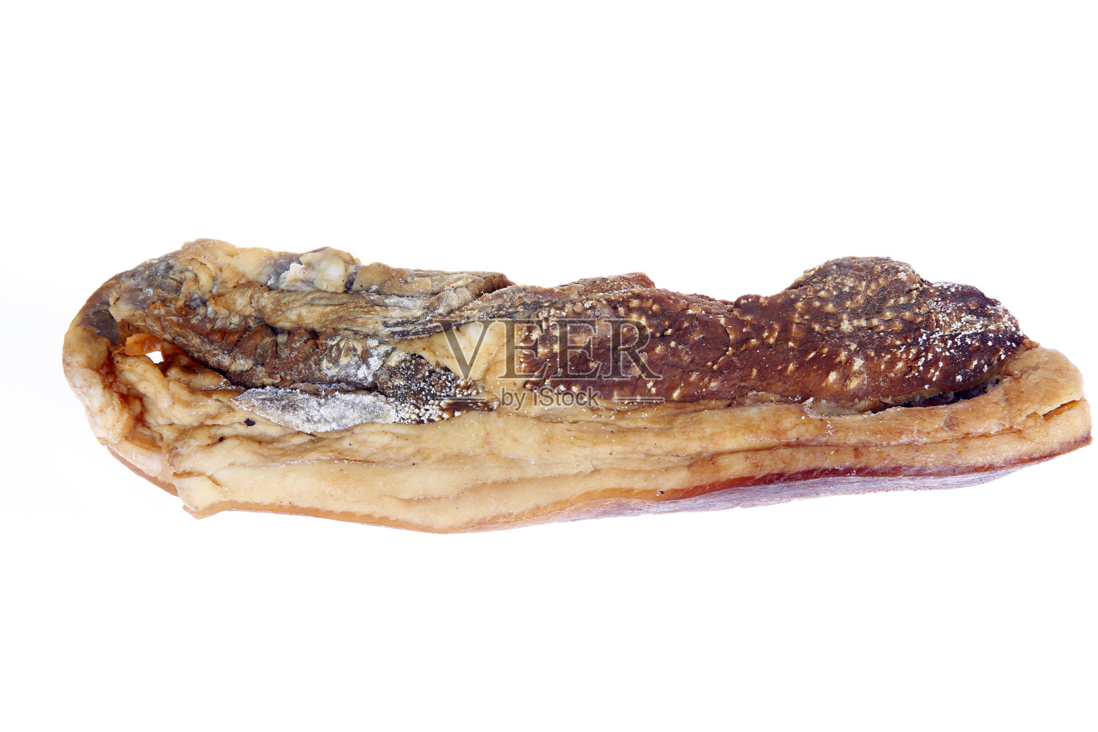 白底腌肉照片摄影图片