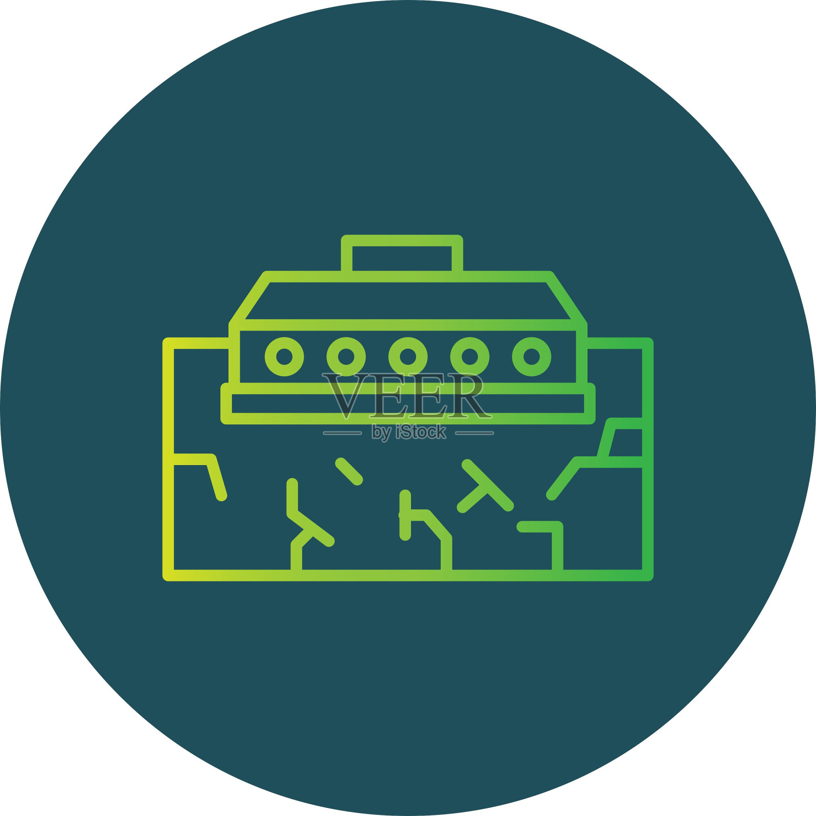 地雷图标插画图片素材