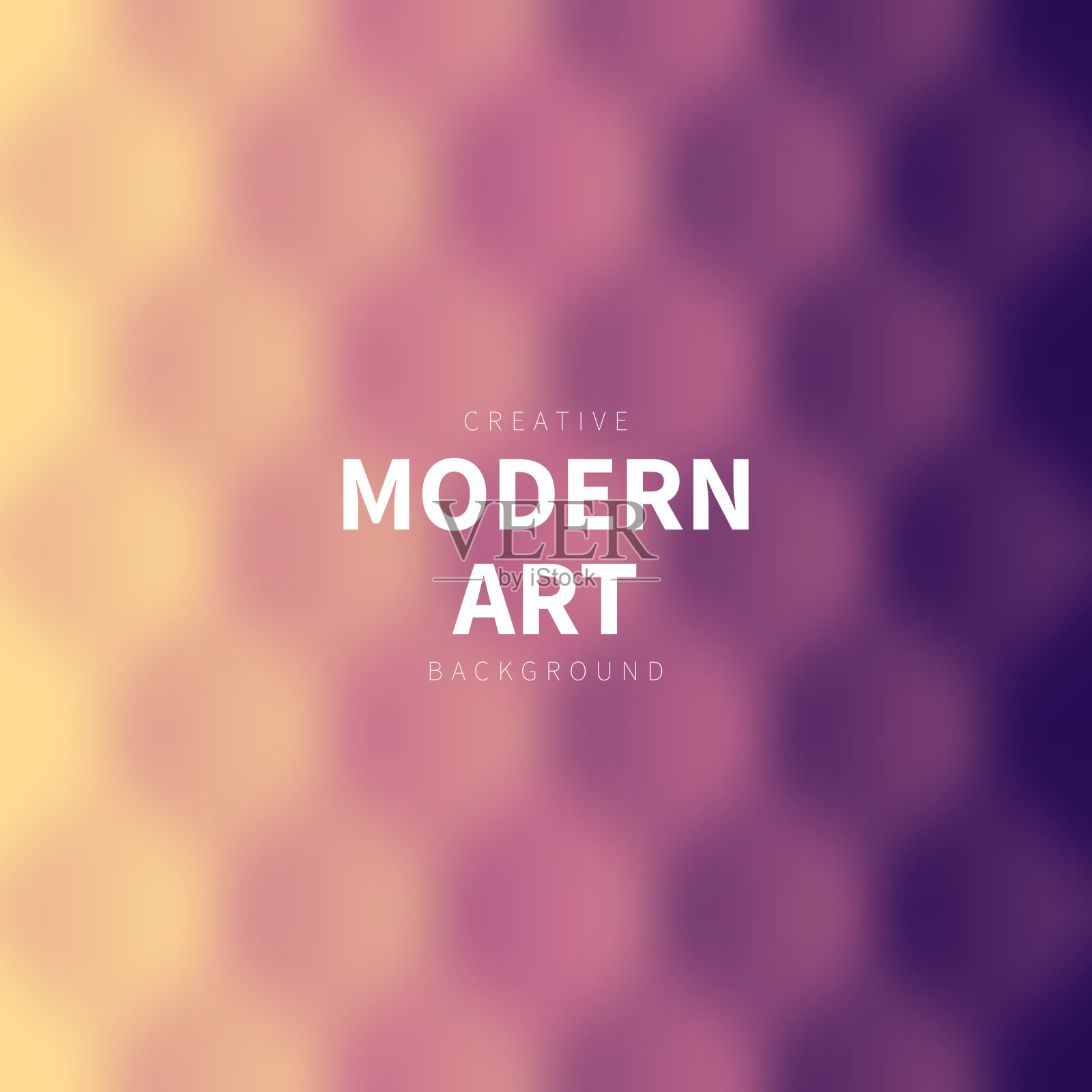 模糊抽象几何背景-时髦的紫色梯度插画图片素材