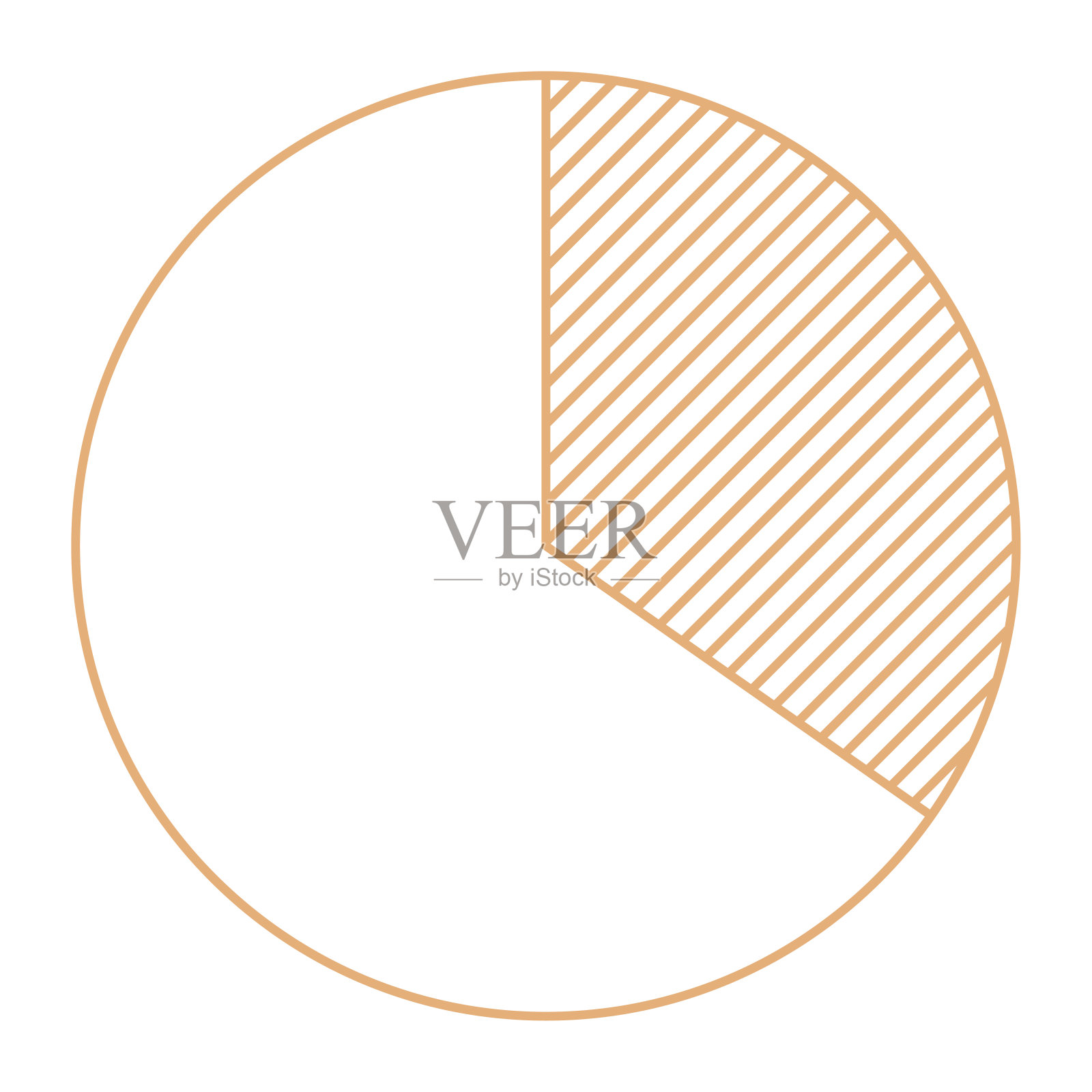 增长条形图平面图标。矢量彩色插图在一个白色的背景。插画图片素材