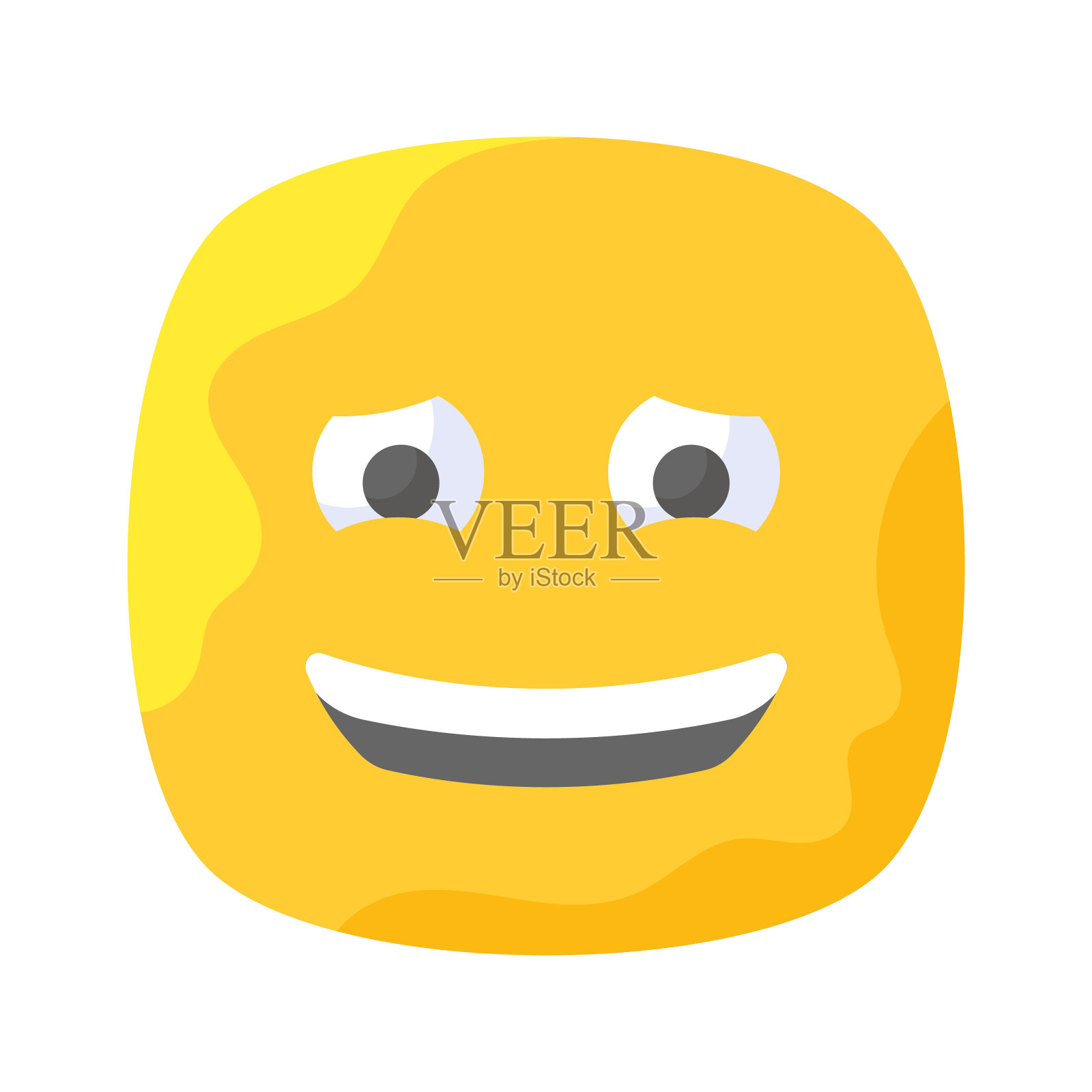 有罪表情符号的高级图标，准备使用可编辑的矢量。插画图片素材