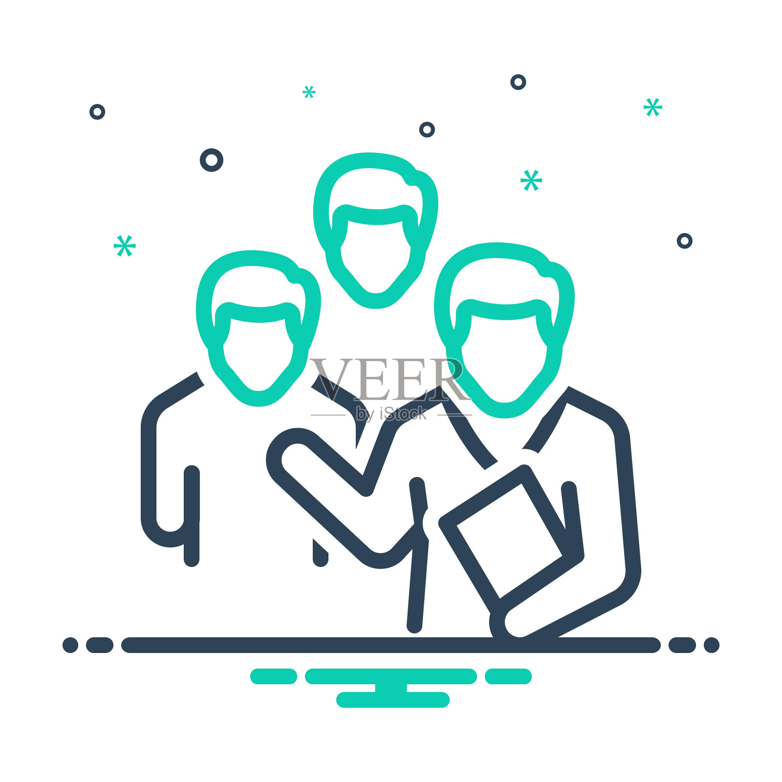 导游导游插画图片素材