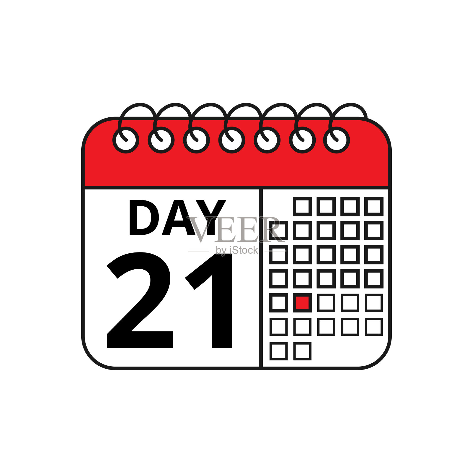 日历矢量平面图标插画图片素材