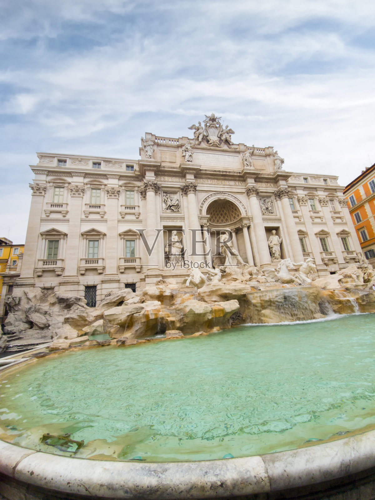 特莱维泉照片摄影图片