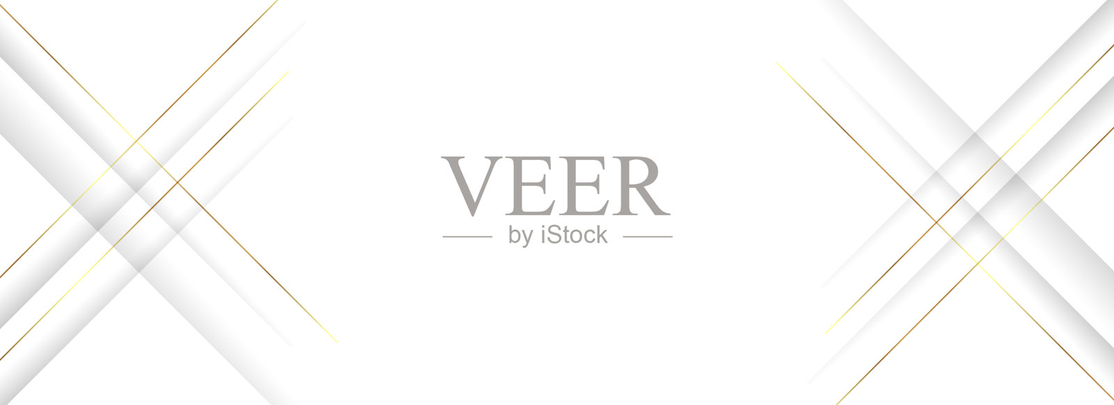 奢华的白色背景与金色。简约的现代优雅的抽象背景插画图片素材