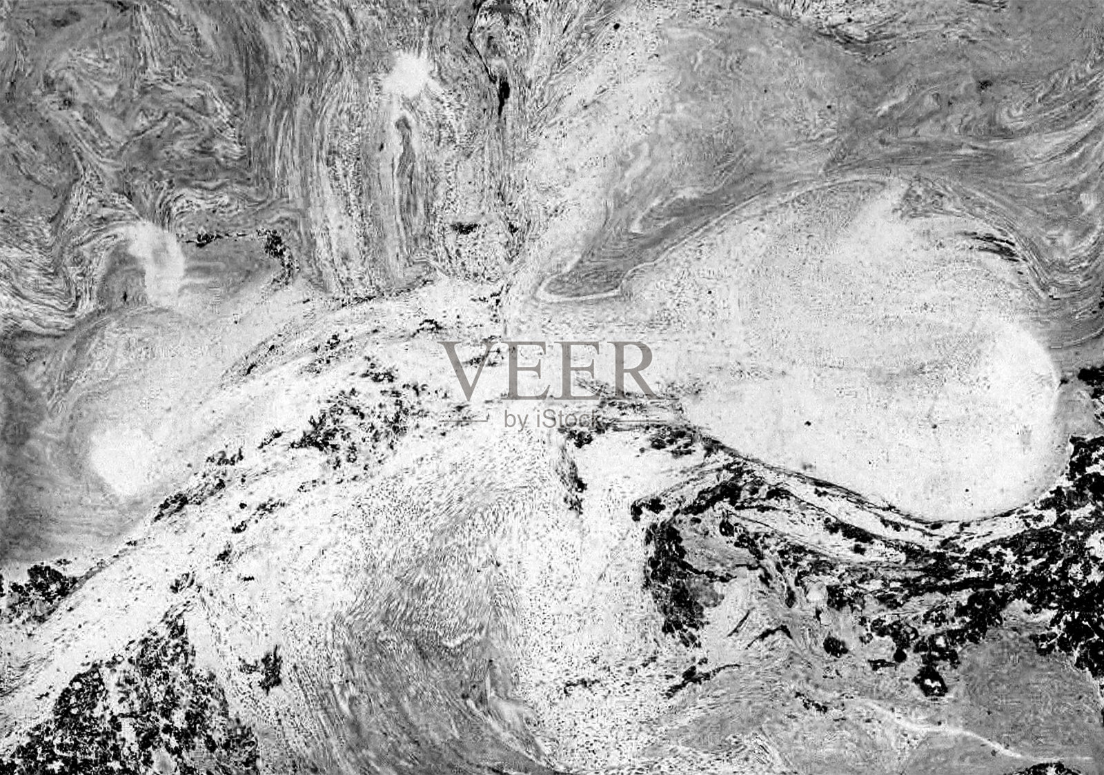 抽象背景的不同深浅的灰色，黑色和白色的颜色。大理石。插画图片素材