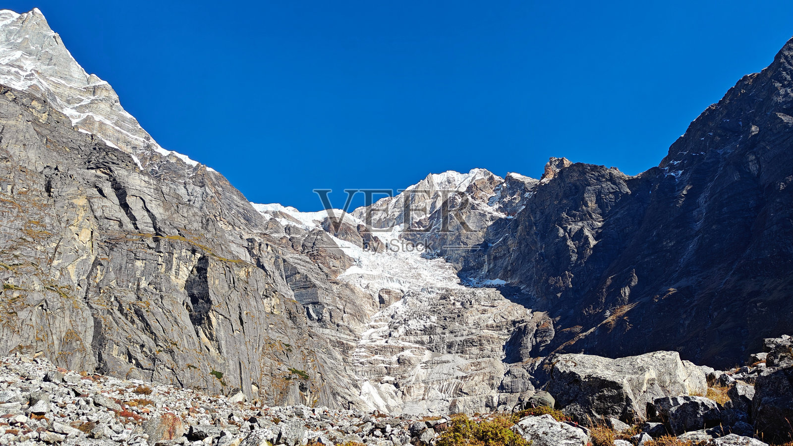 喜马拉雅山美丽的山景照片摄影图片