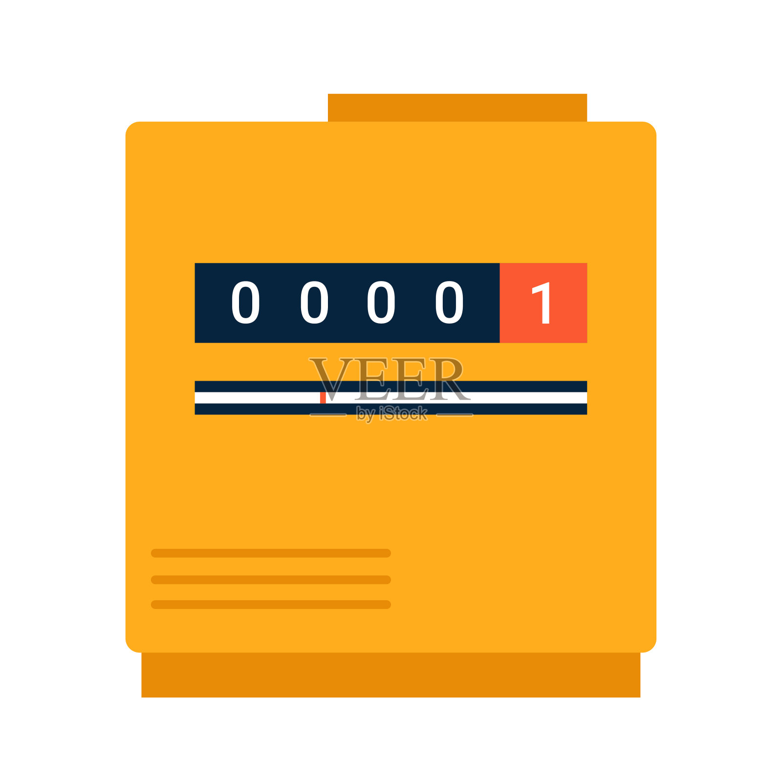 电表装置插画图片素材