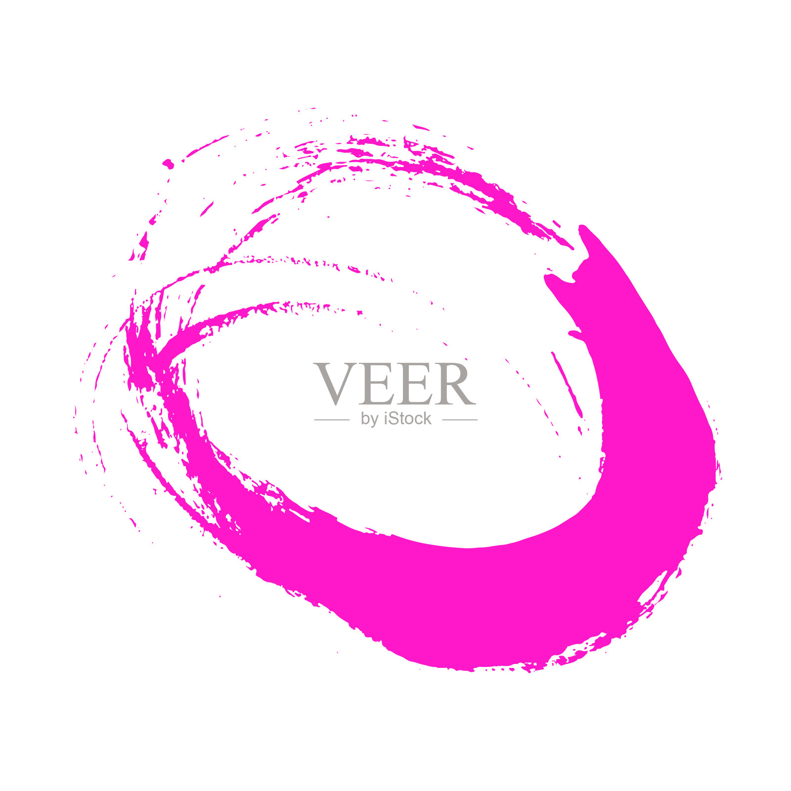 手绘垃圾墨水笔触和线条插画图片素材