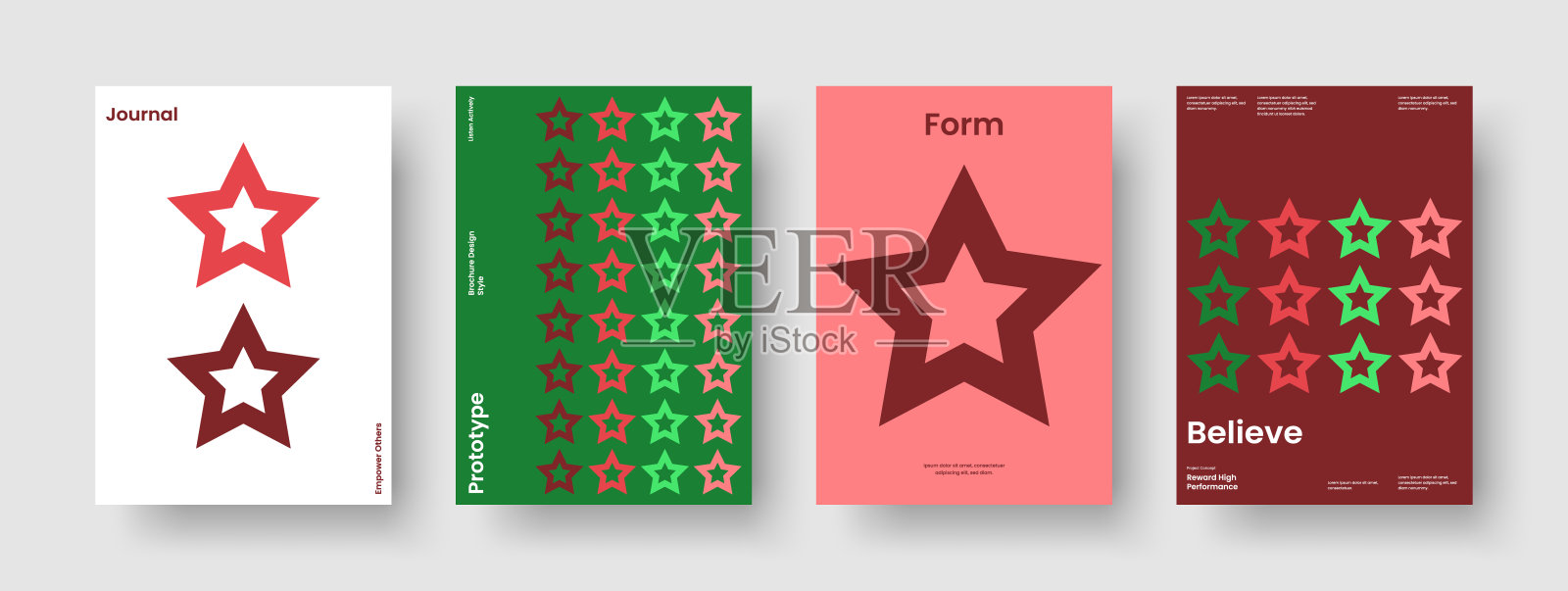 几何宣传册模板。现代商务演示设计。创意报告布局。传单。书的封面。横幅。背景。海报。小册子。广告。投资组合。传单。杂志插画图片素材