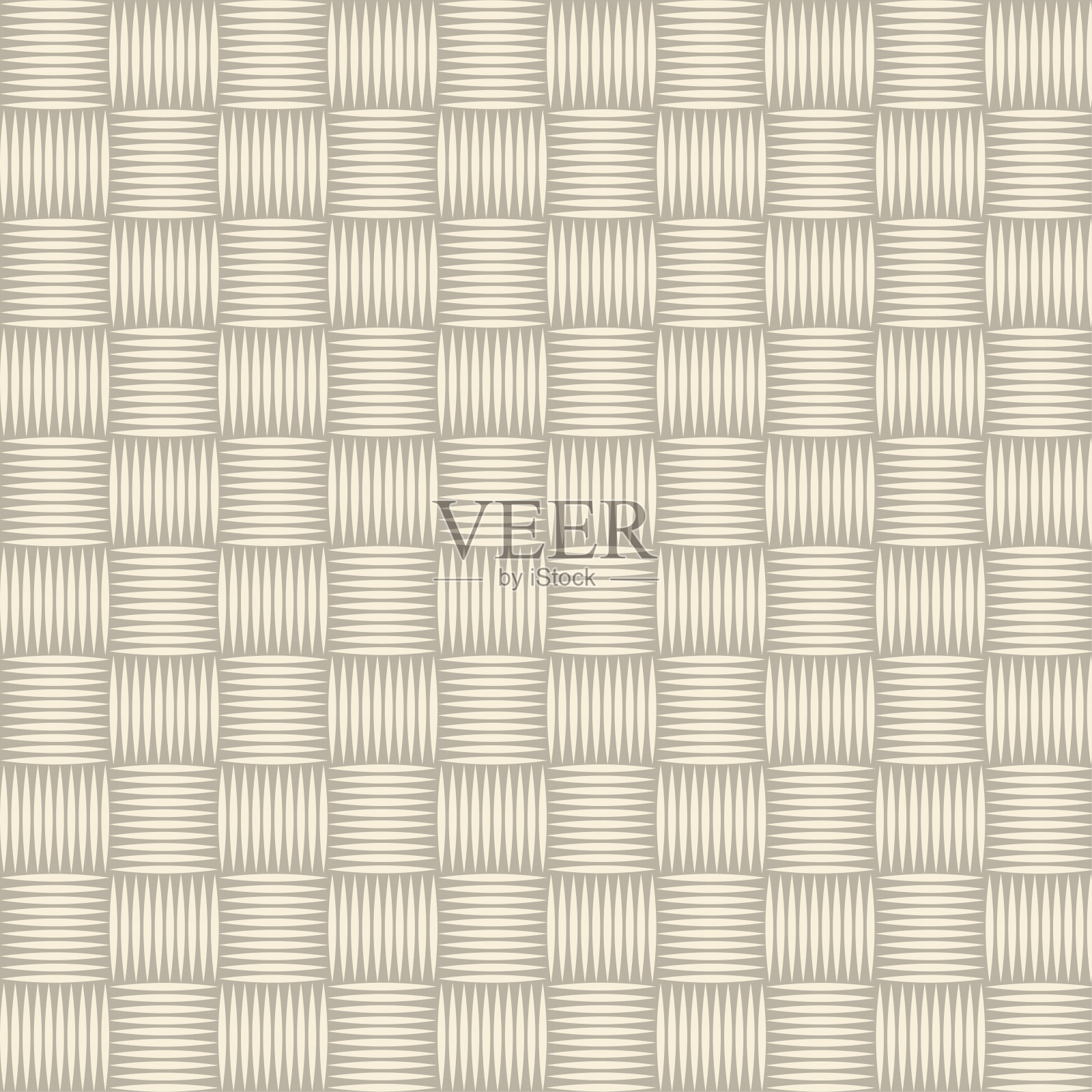 篮编织的无缝背景。平面设计。矢量插图。插画图片素材