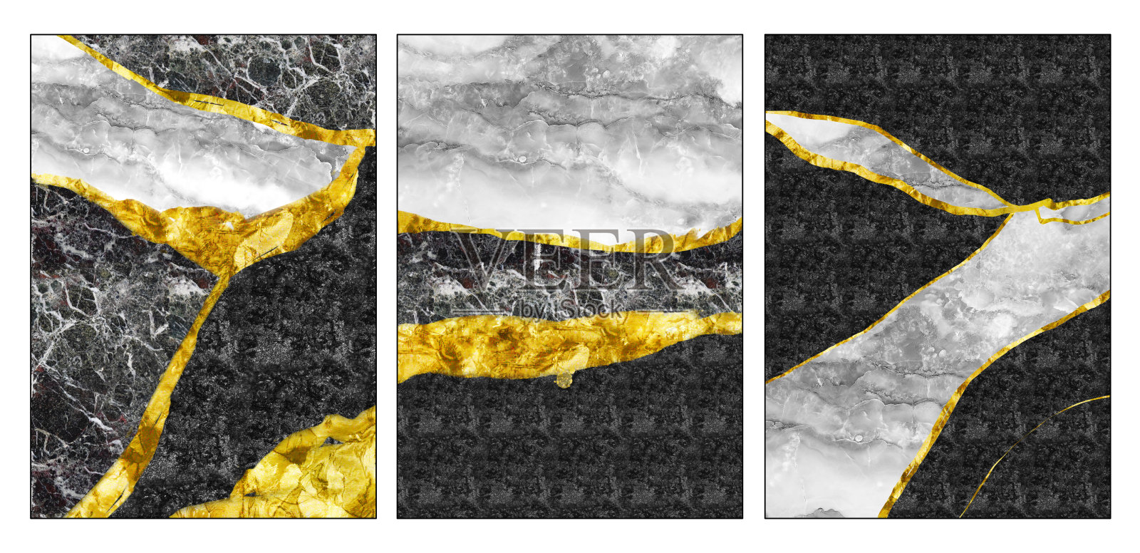 抽象的黑色，灰色和白色大理石背景。壁画艺术壁纸的家庭装饰。树脂晶洞与抽象艺术、功能艺术、水彩晶洞油画一样，是油画艺术。照片摄影图片