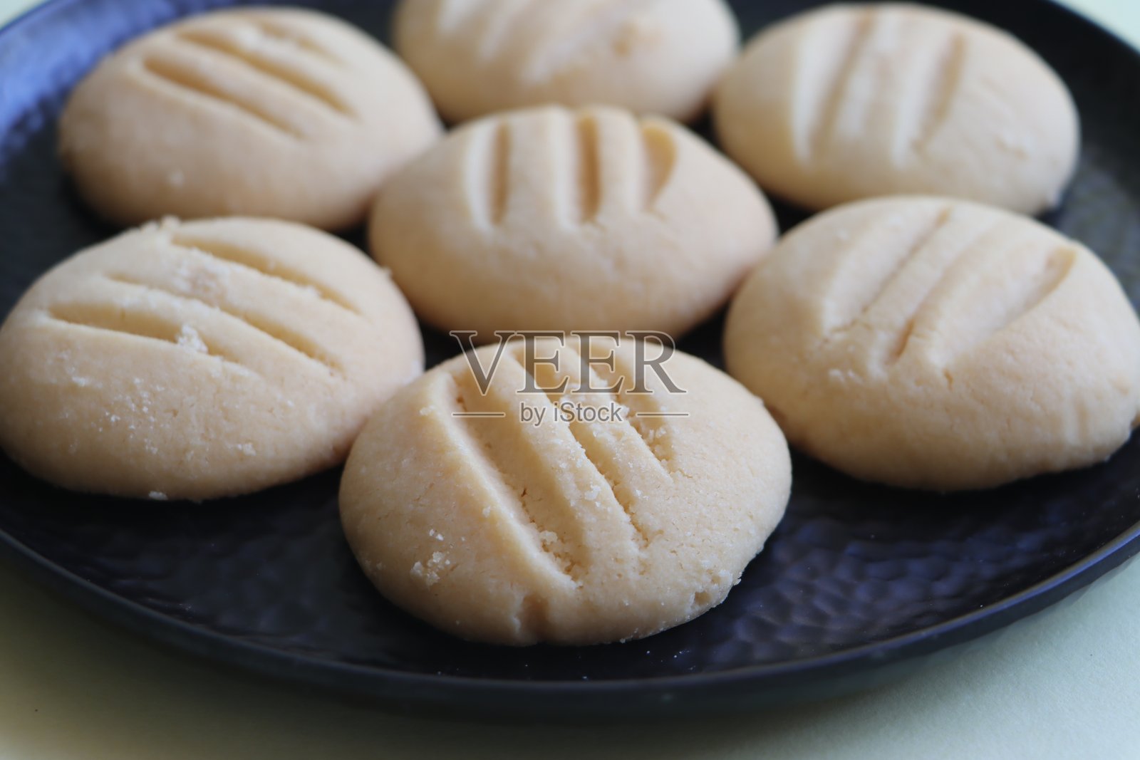 Nankhatai是脆饼饼干，在印度很受欢迎照片摄影图片