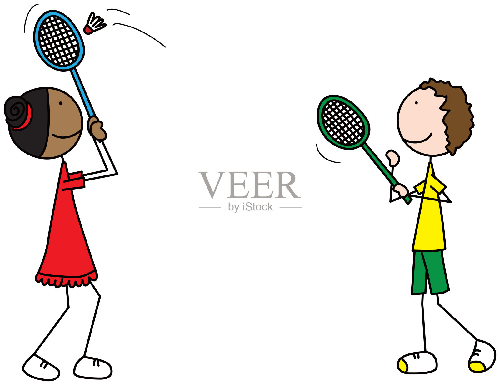 快乐的孩子插画图片素材