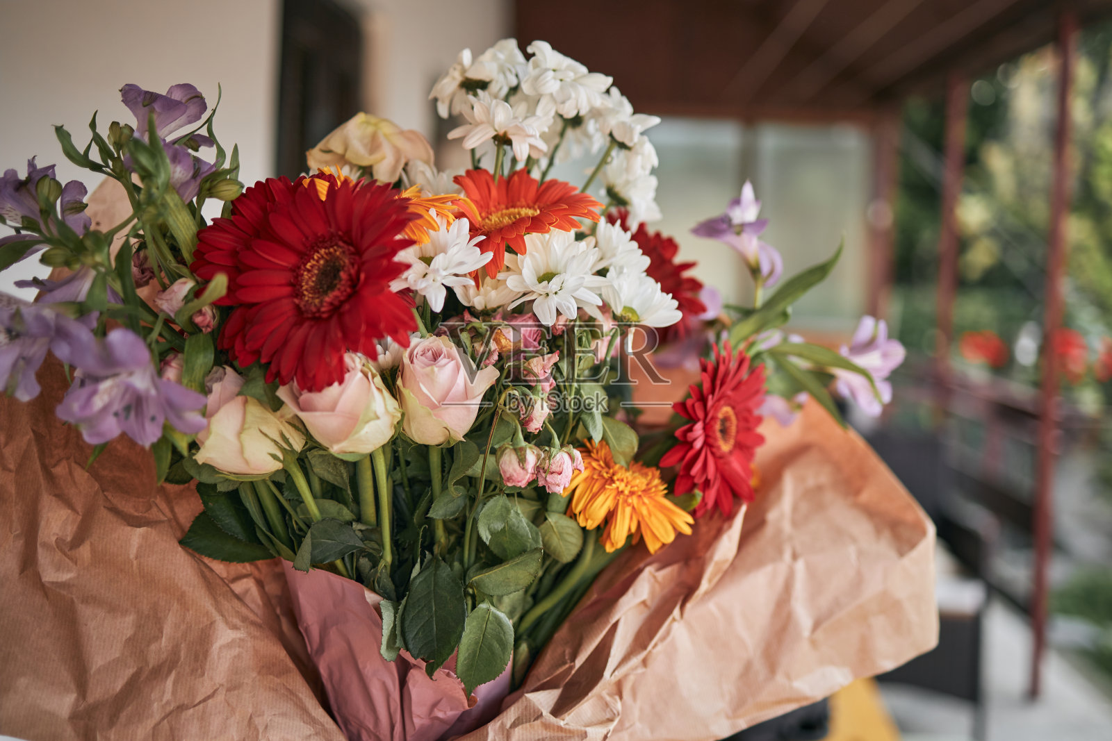 母亲节的惊喜!照片摄影图片