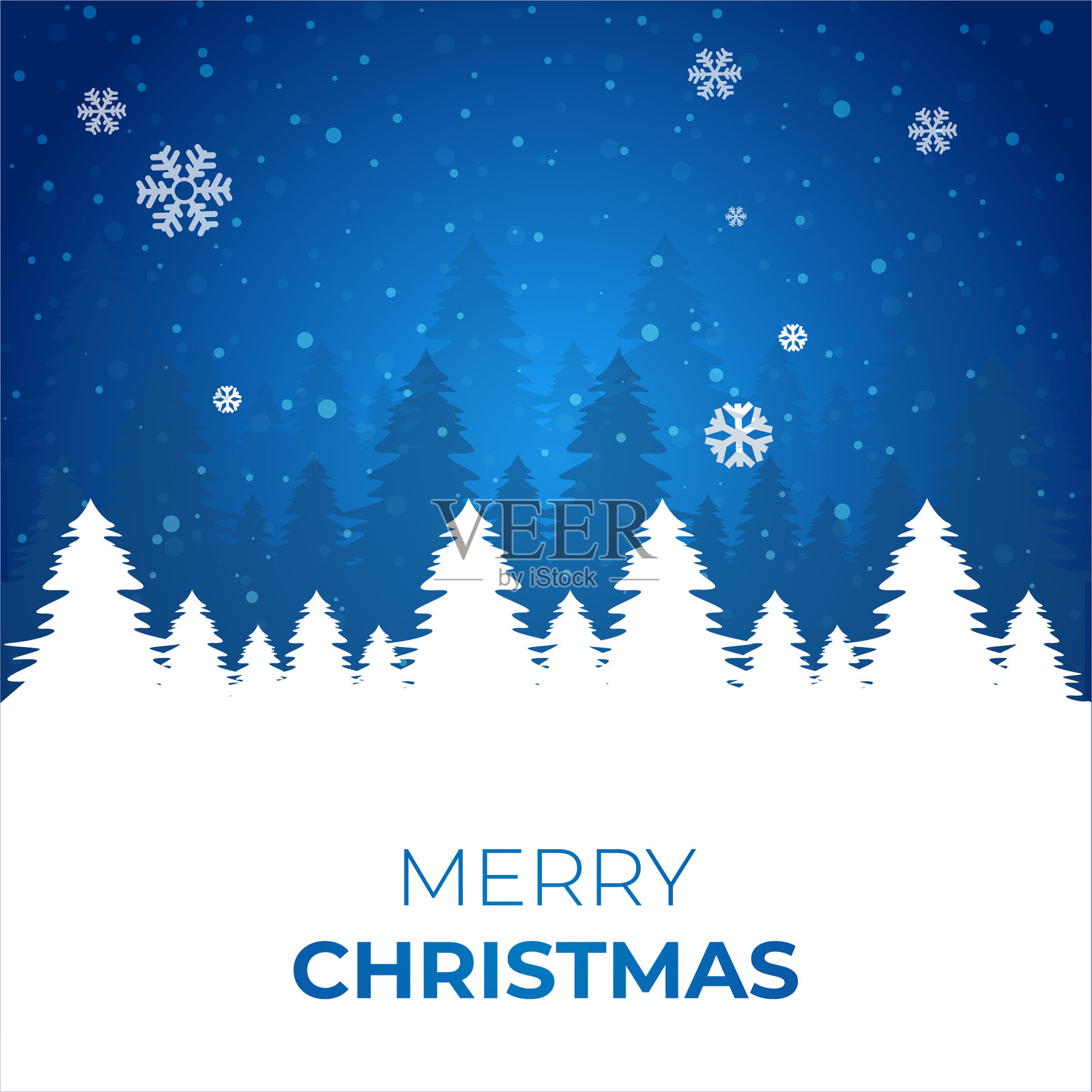 圣诞快乐背景，圣诞装饰矢量插画图片素材