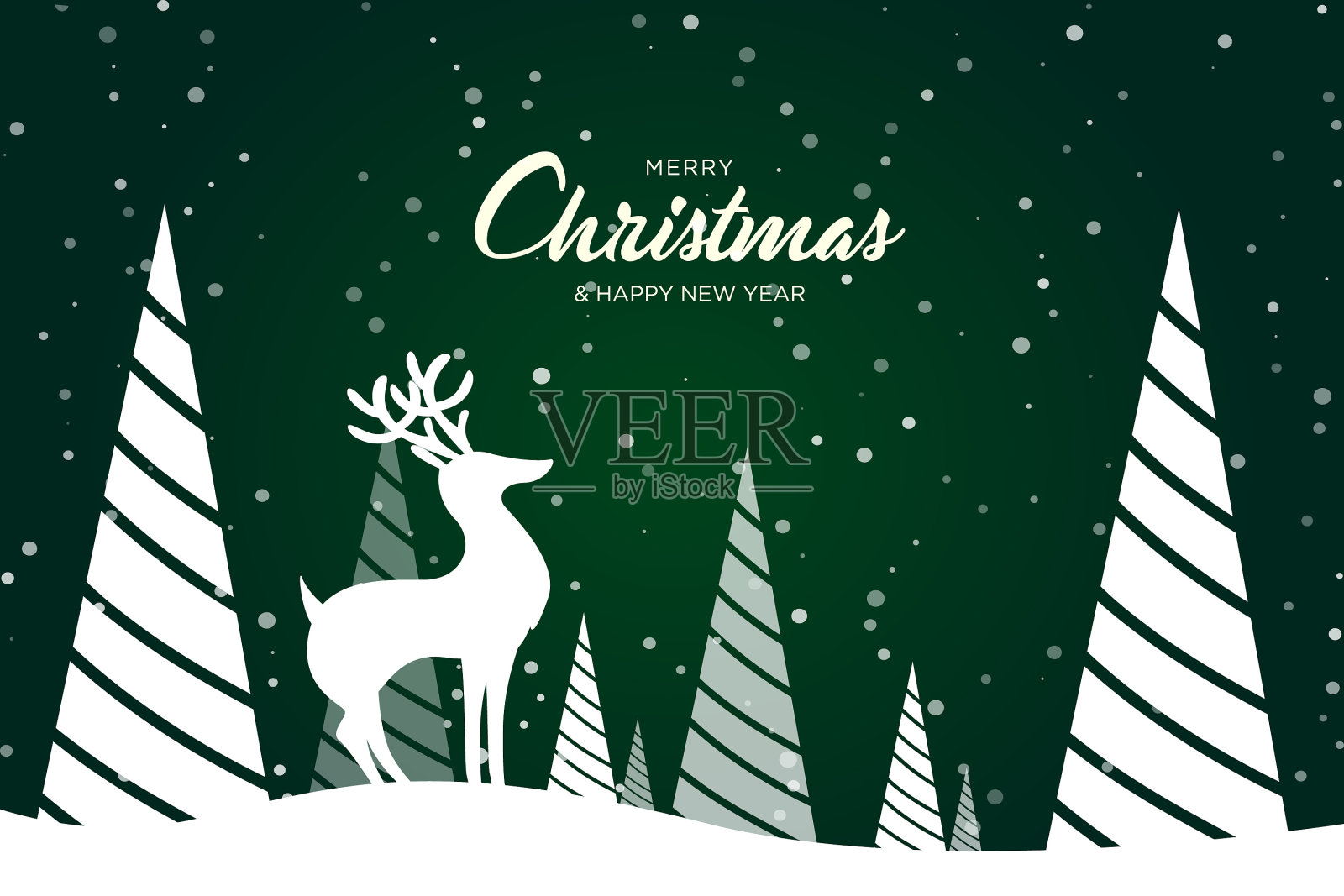 圣诞快乐闪闪发光的背景和矢量元素收集插画图片素材