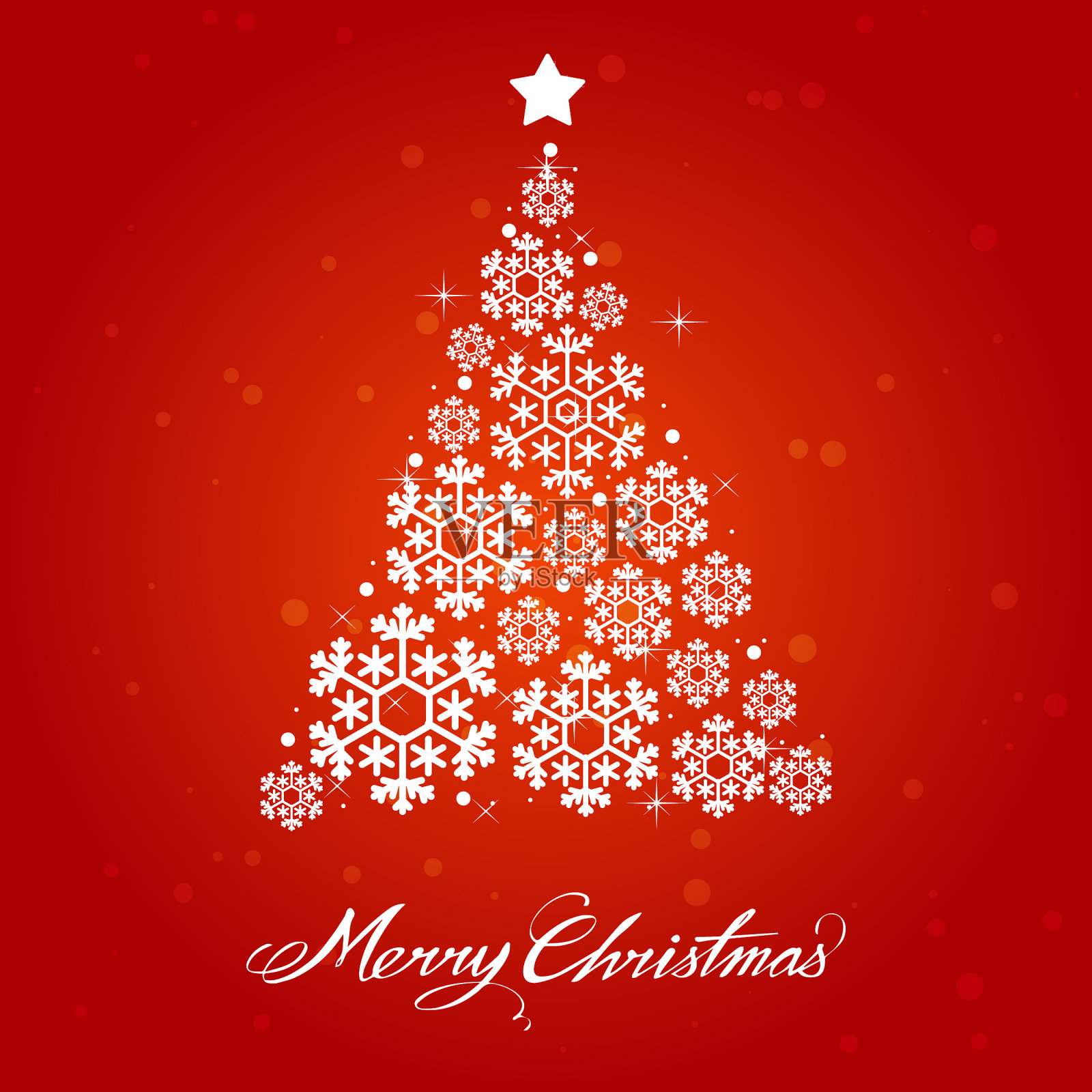 圣诞快乐背景，圣诞装饰矢量插画图片素材