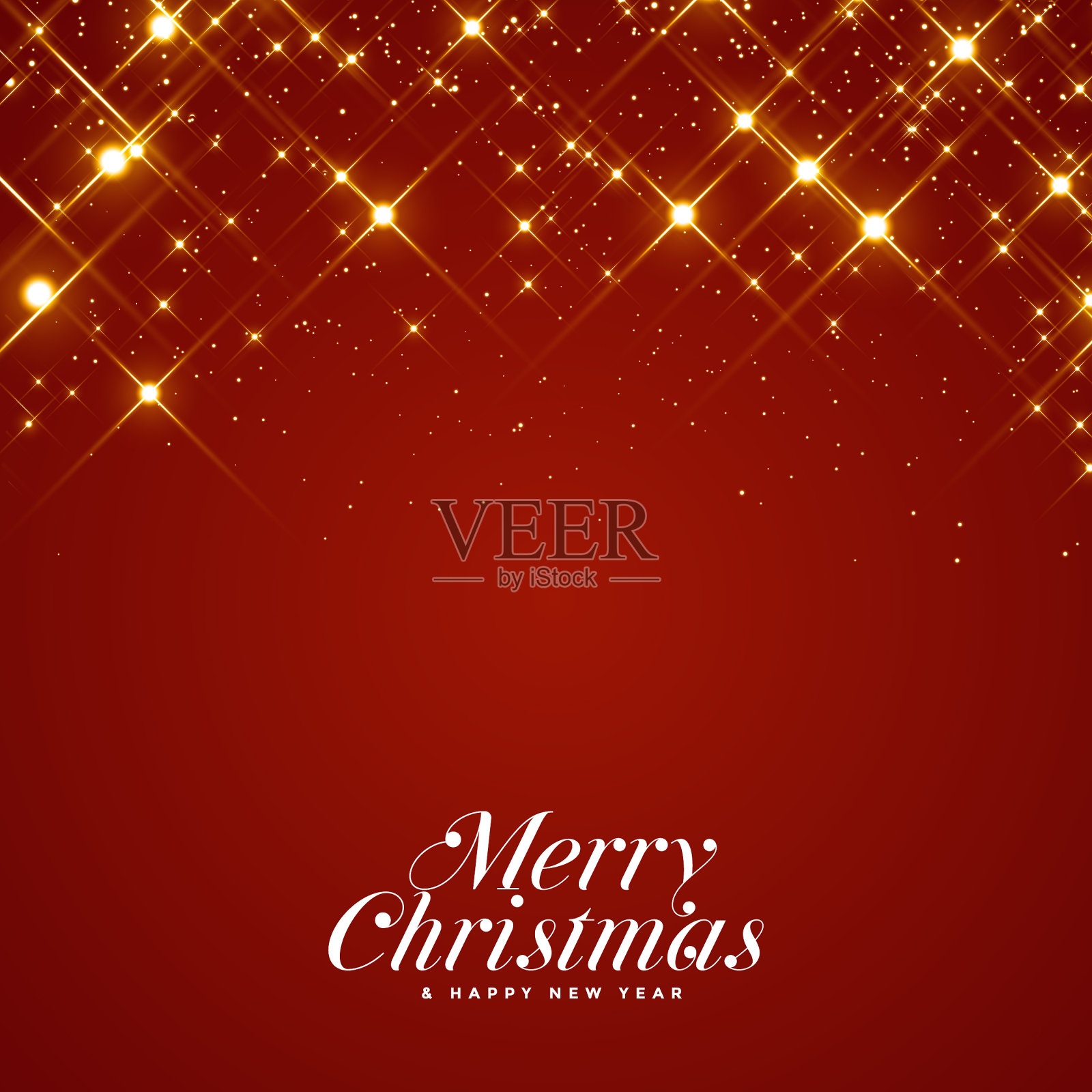 圣诞快乐闪闪发光的背景和矢量元素收集插画图片素材