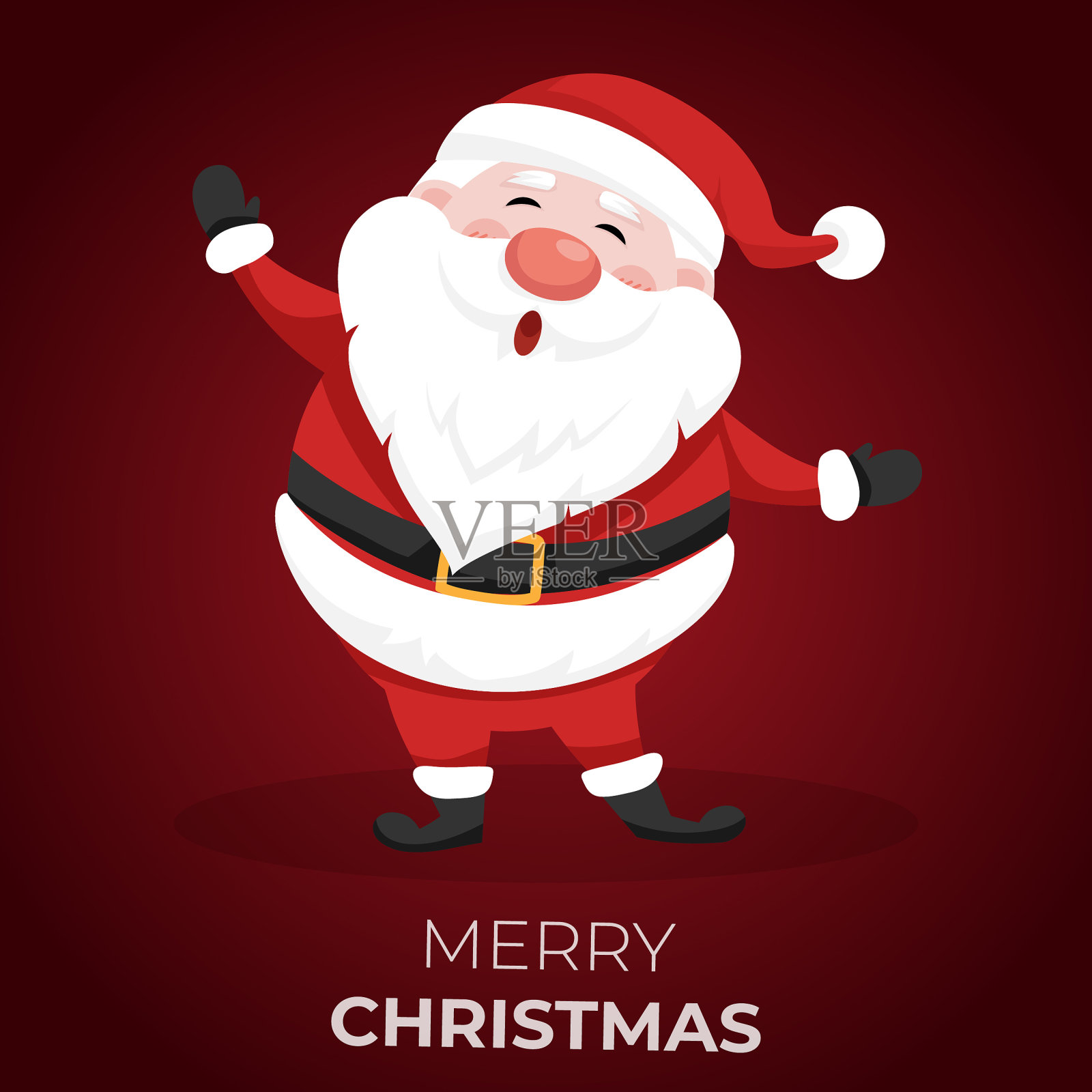 圣诞快乐背景，圣诞装饰矢量插画图片素材