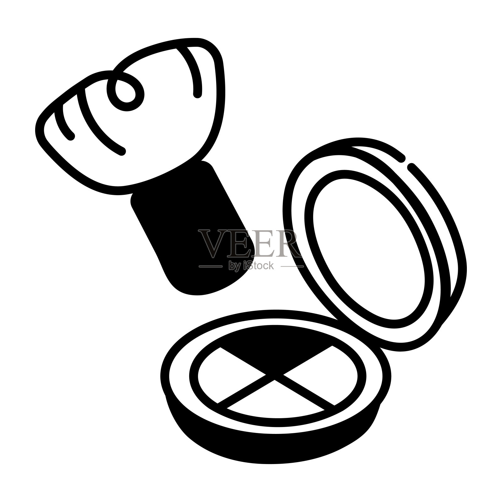 脸红的人插画图片素材