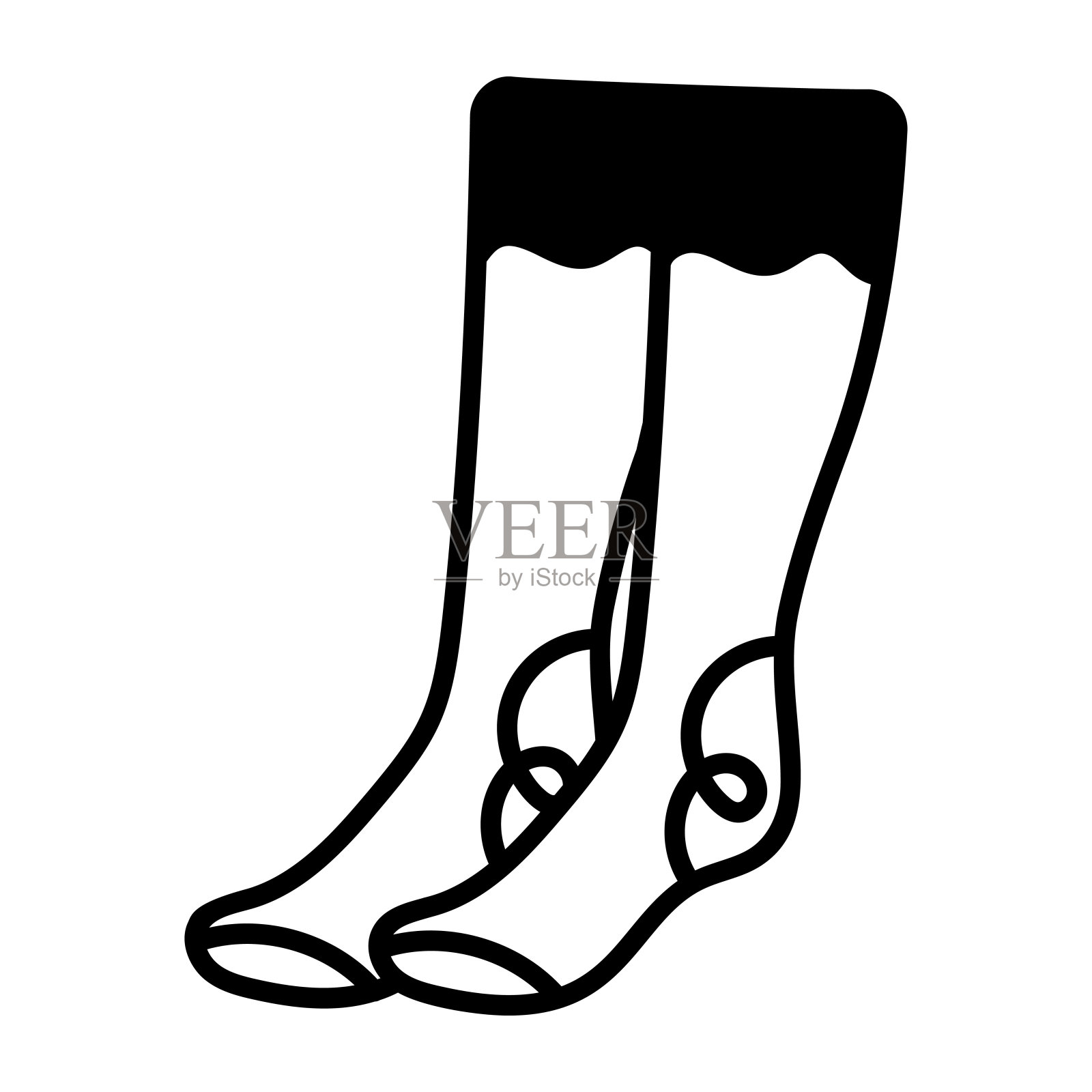 袜子插画图片素材
