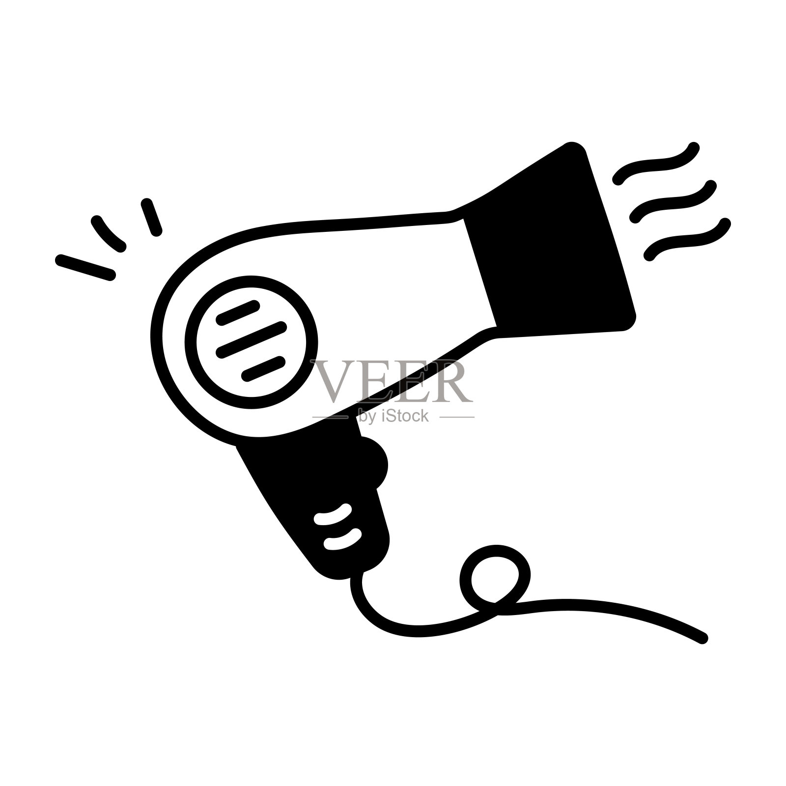 吹风机插画图片素材