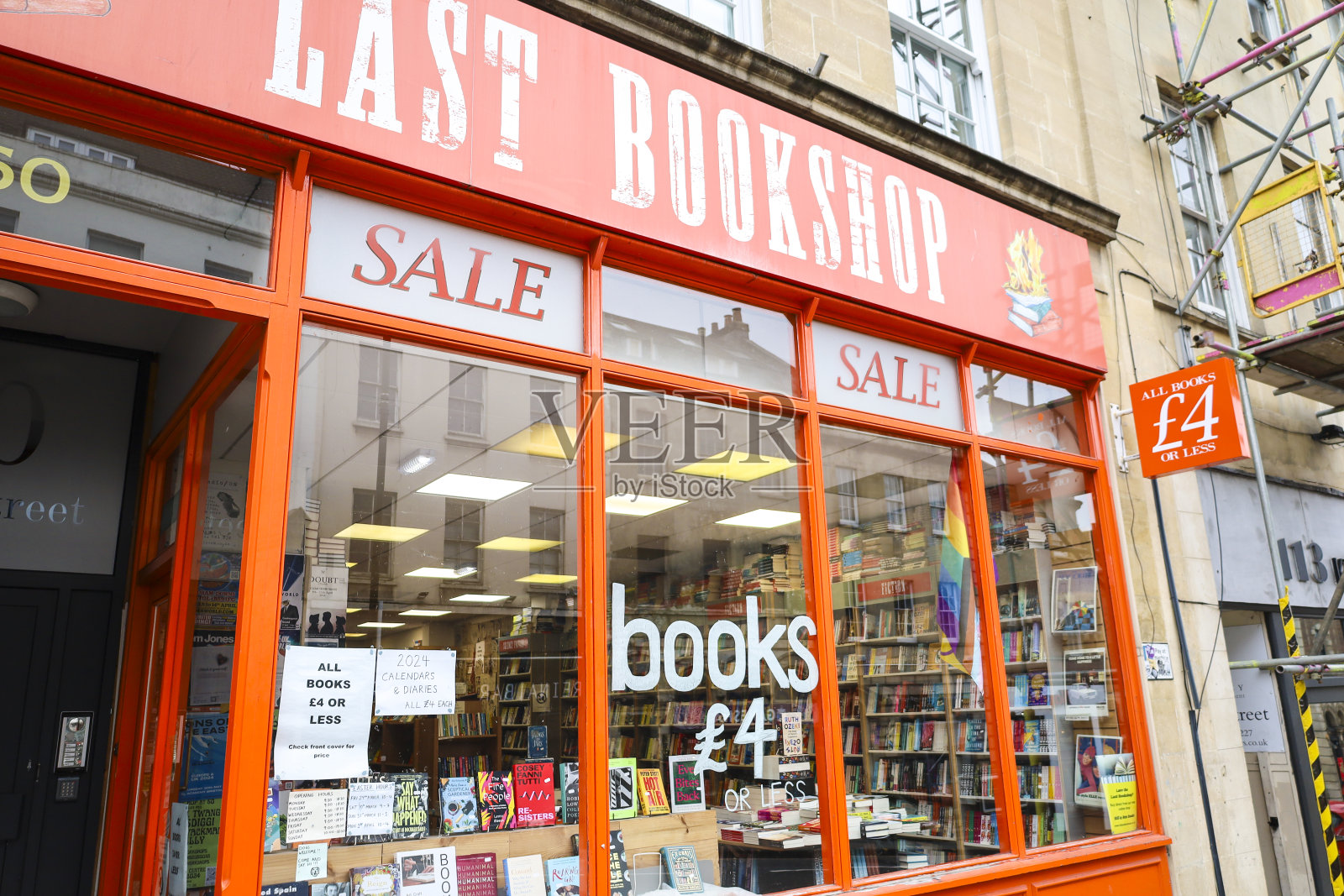 布里斯托尔市的二手书店照片摄影图片