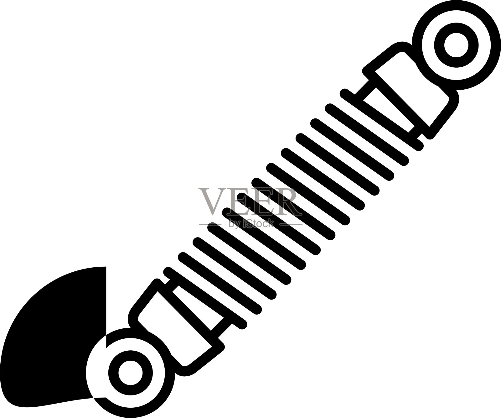 足球目标轮廓矢量插图插画图片素材