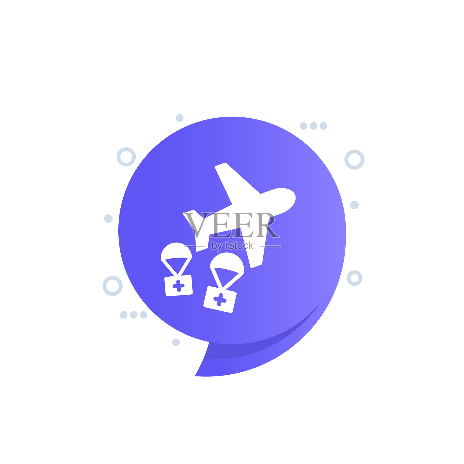 健身，健康，健身房时尚图标上的圆圈插画图片素材