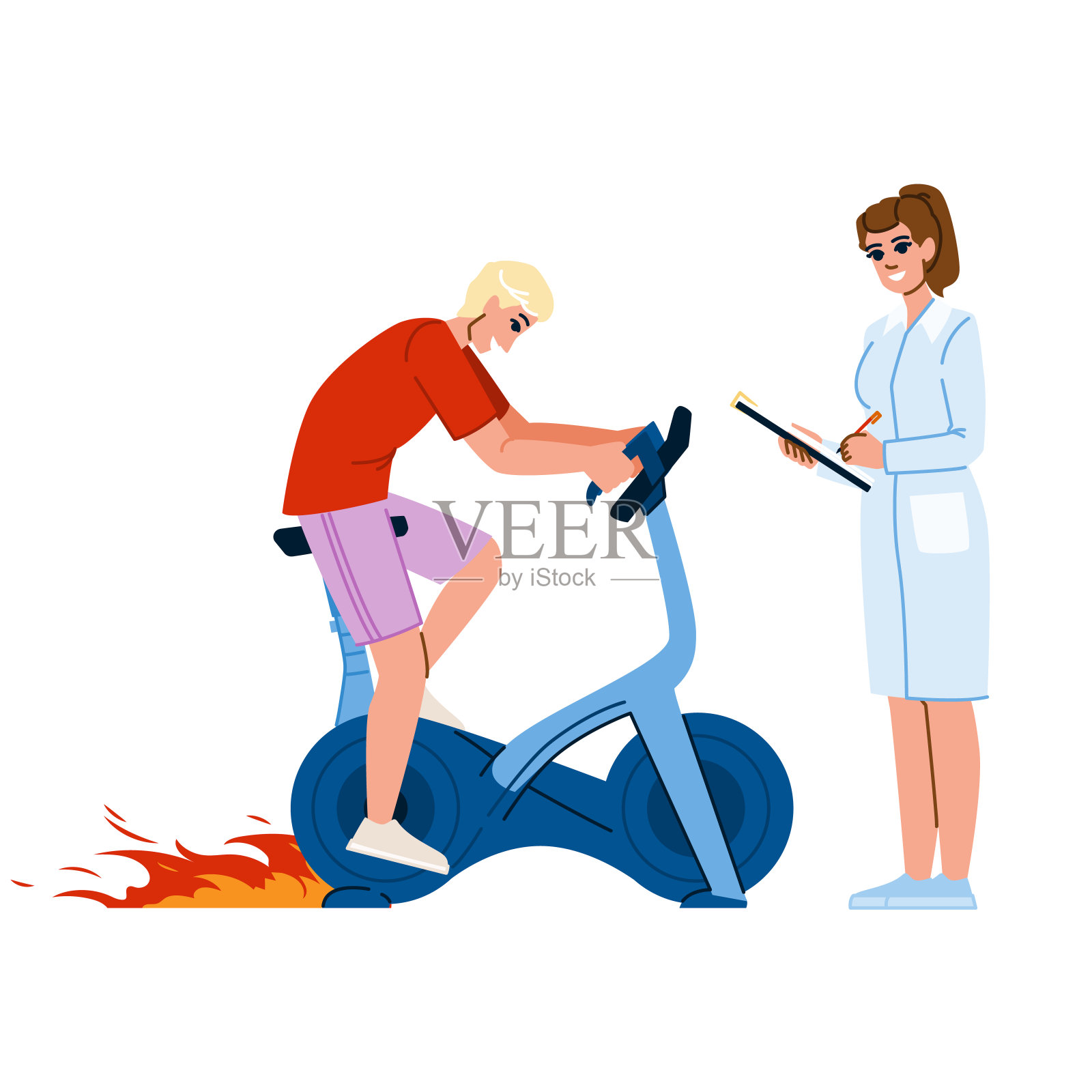 Kpi绩效衡量向量插画图片素材