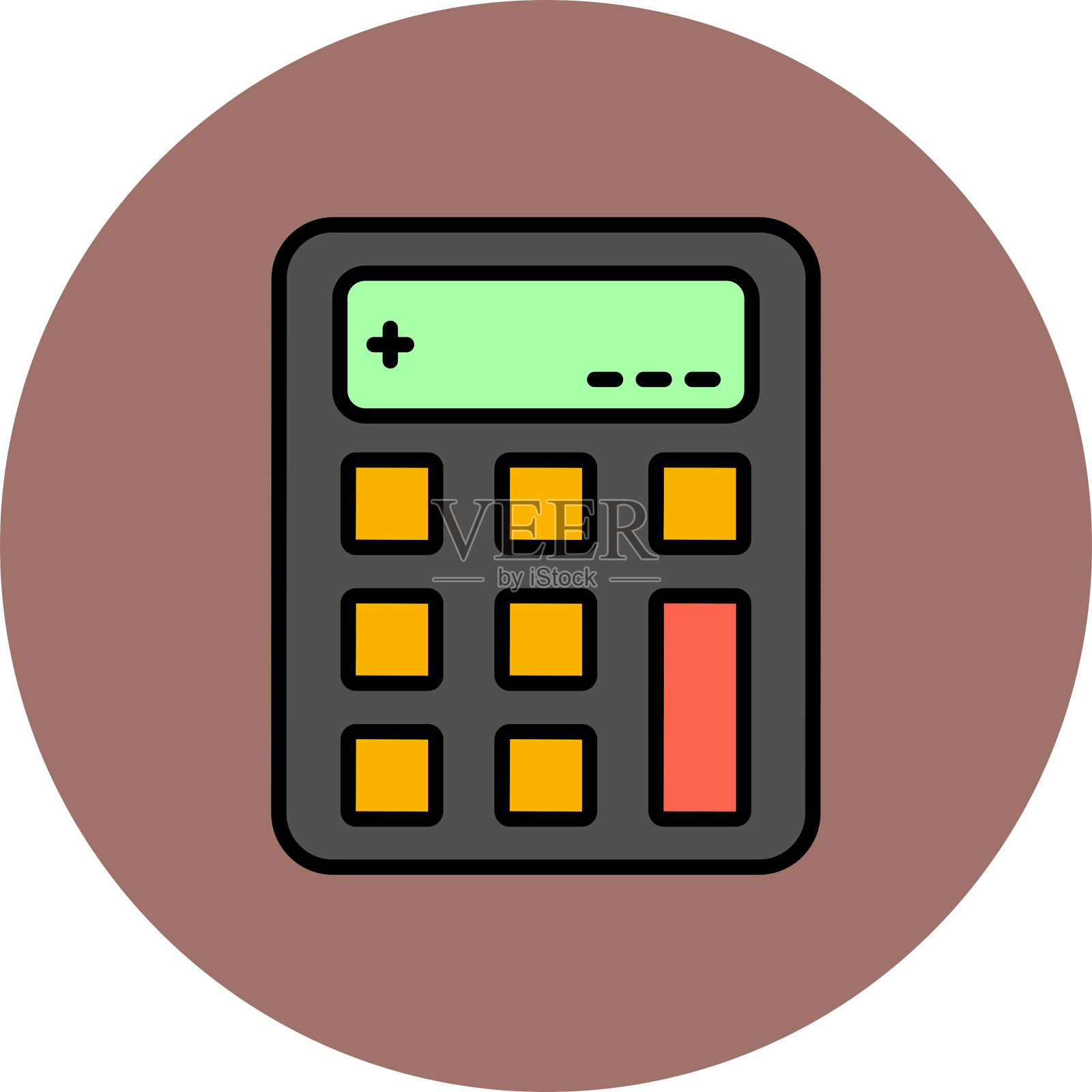 计算器图标插画图片素材