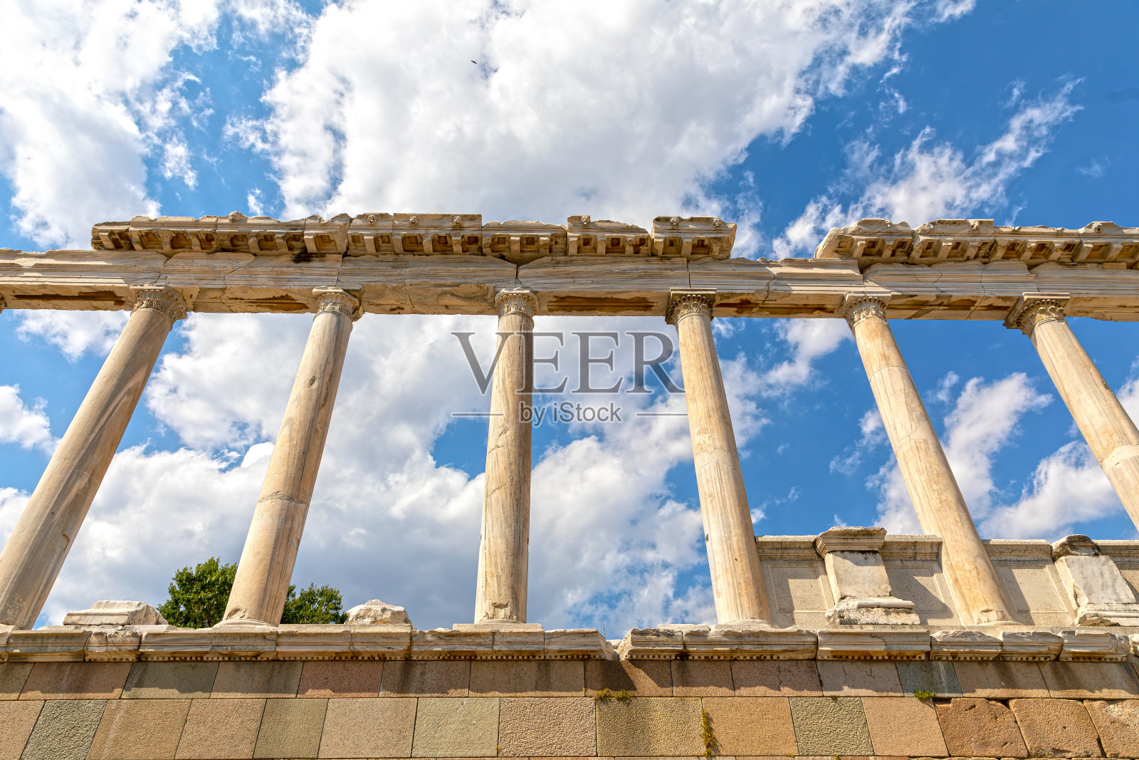 佩加蒙古城照片摄影图片