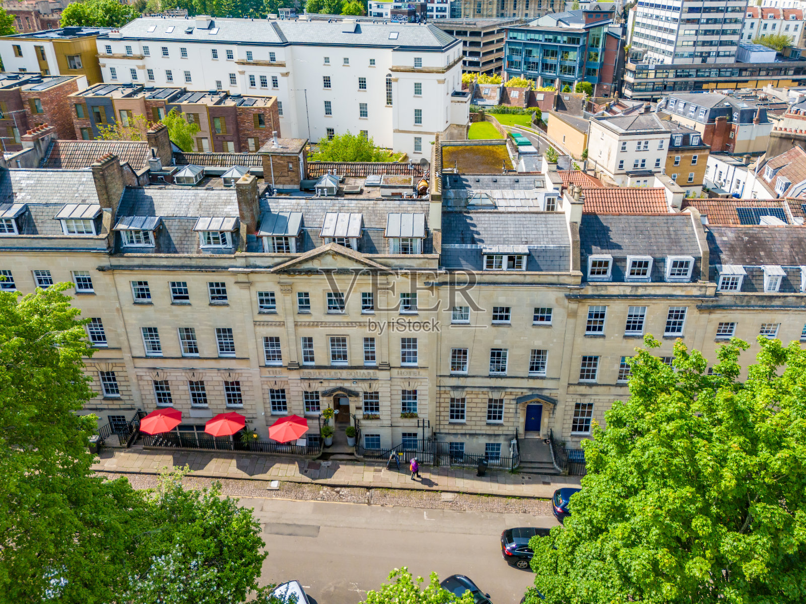 布里斯托尔的乔治亚风格建筑照片摄影图片