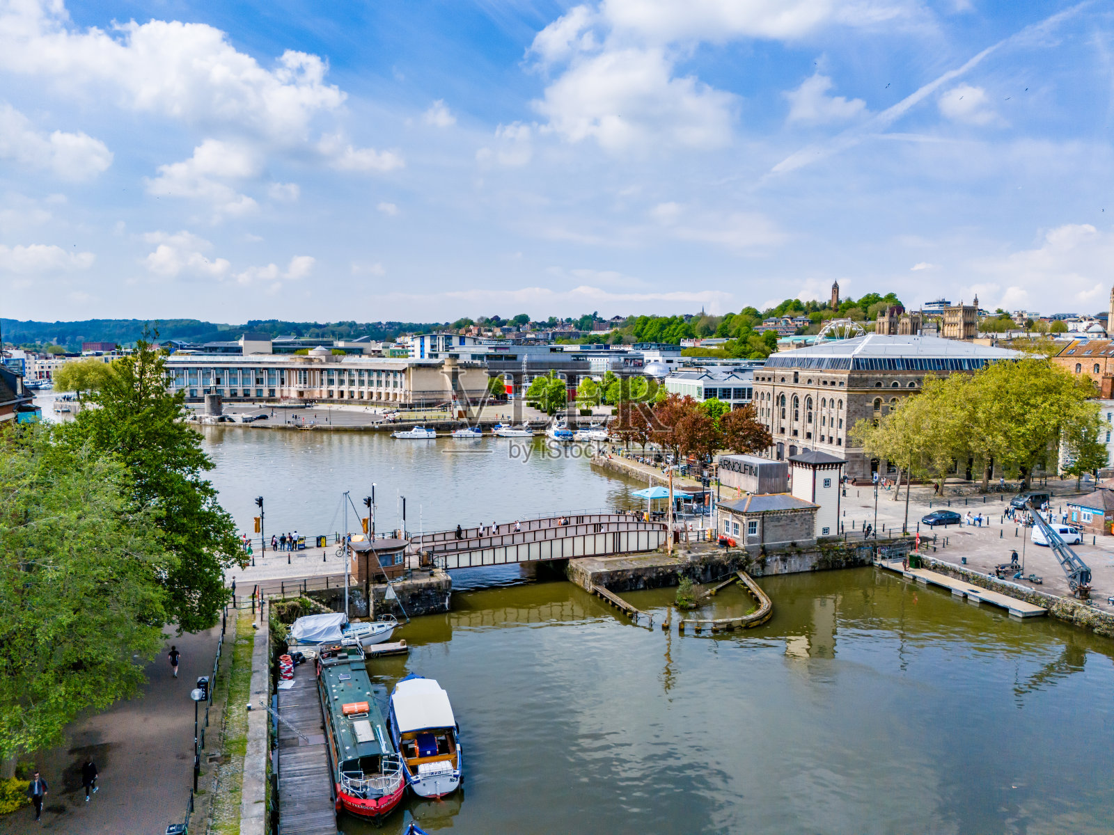 布里斯托尔的王子街大桥照片摄影图片