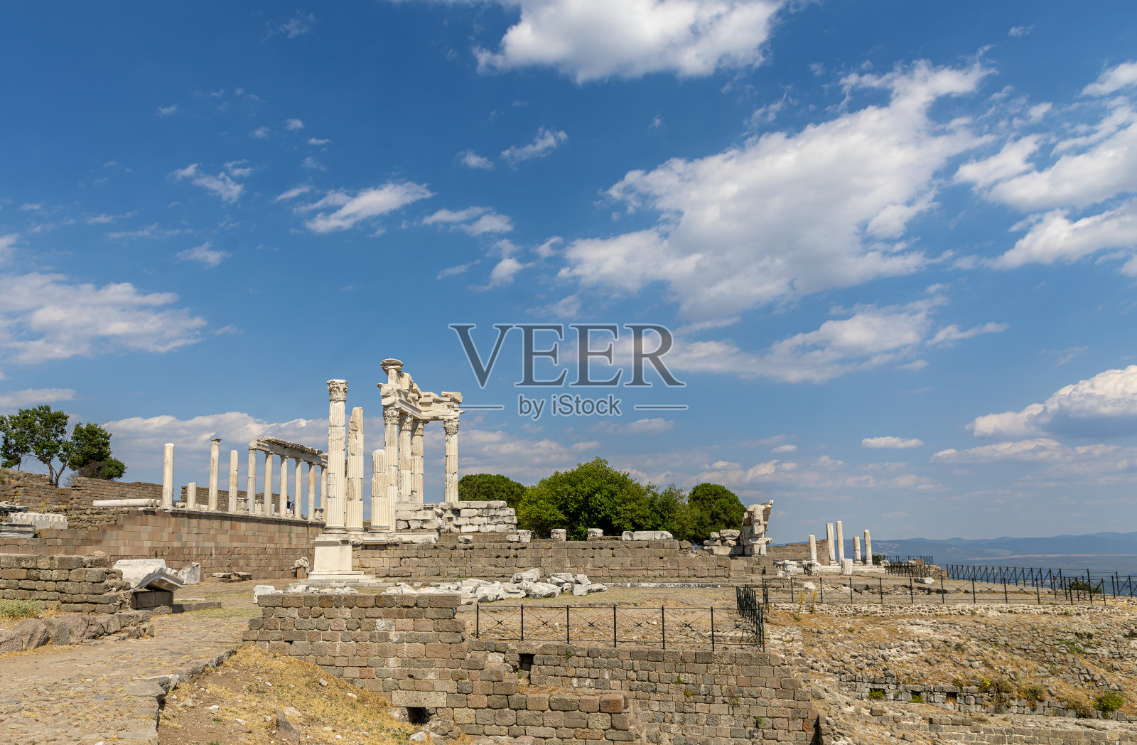 佩加蒙古城照片摄影图片