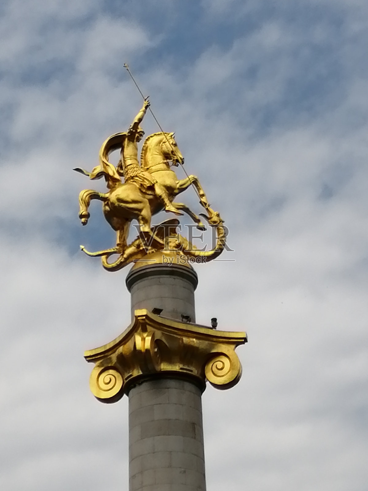 第比利斯的圣乔治照片摄影图片