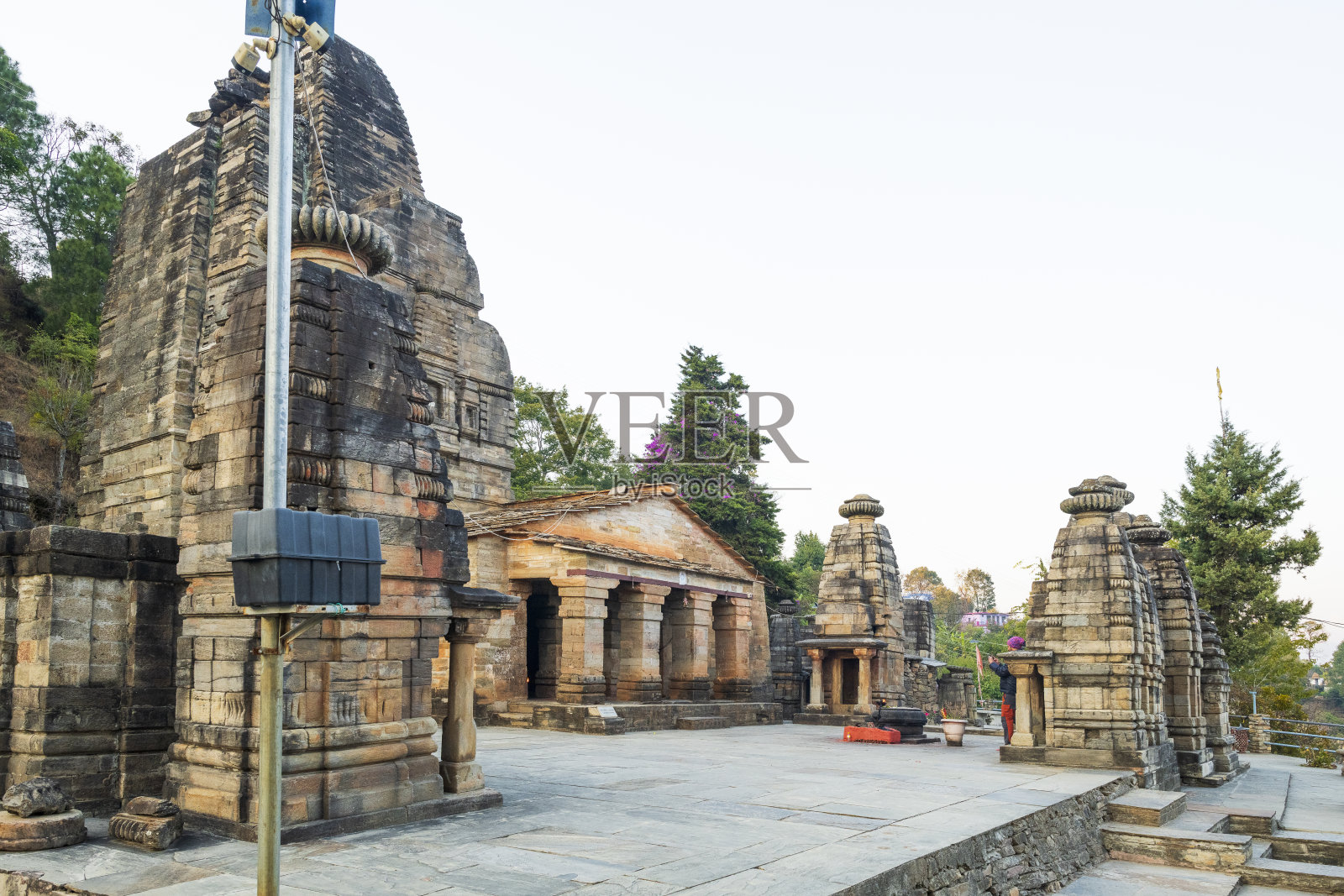 印度北阿坎德邦阿尔莫拉的卡塔马尔太阳神庙照片摄影图片