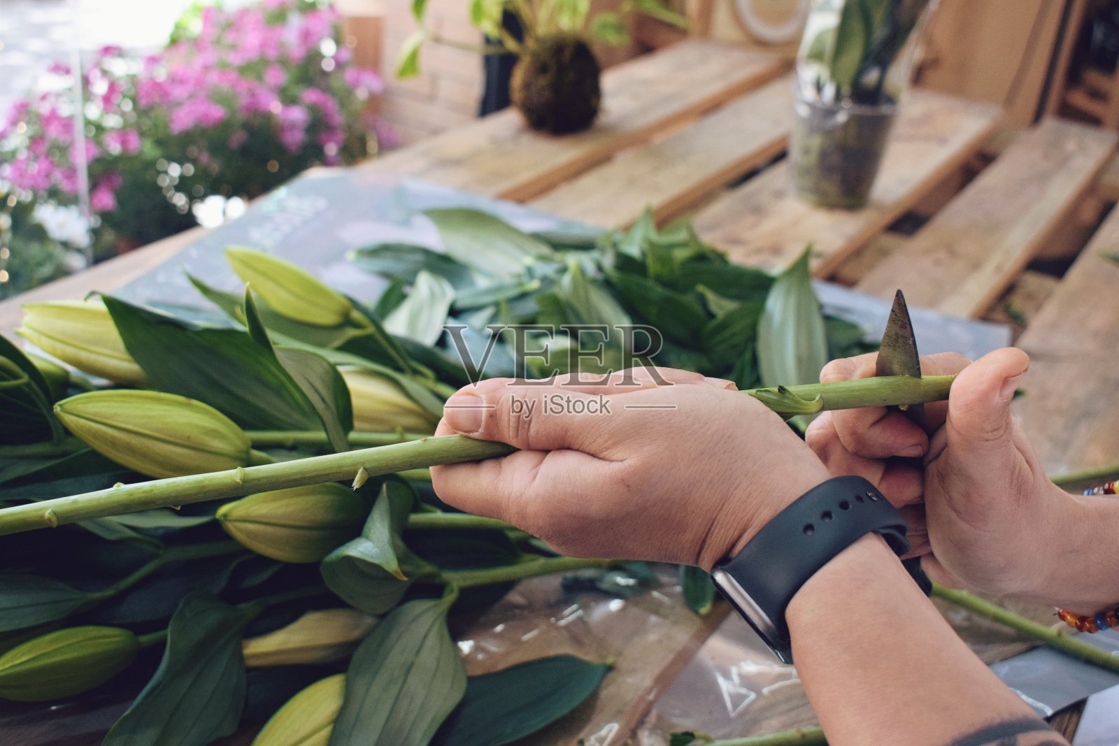 手动切割照片摄影图片