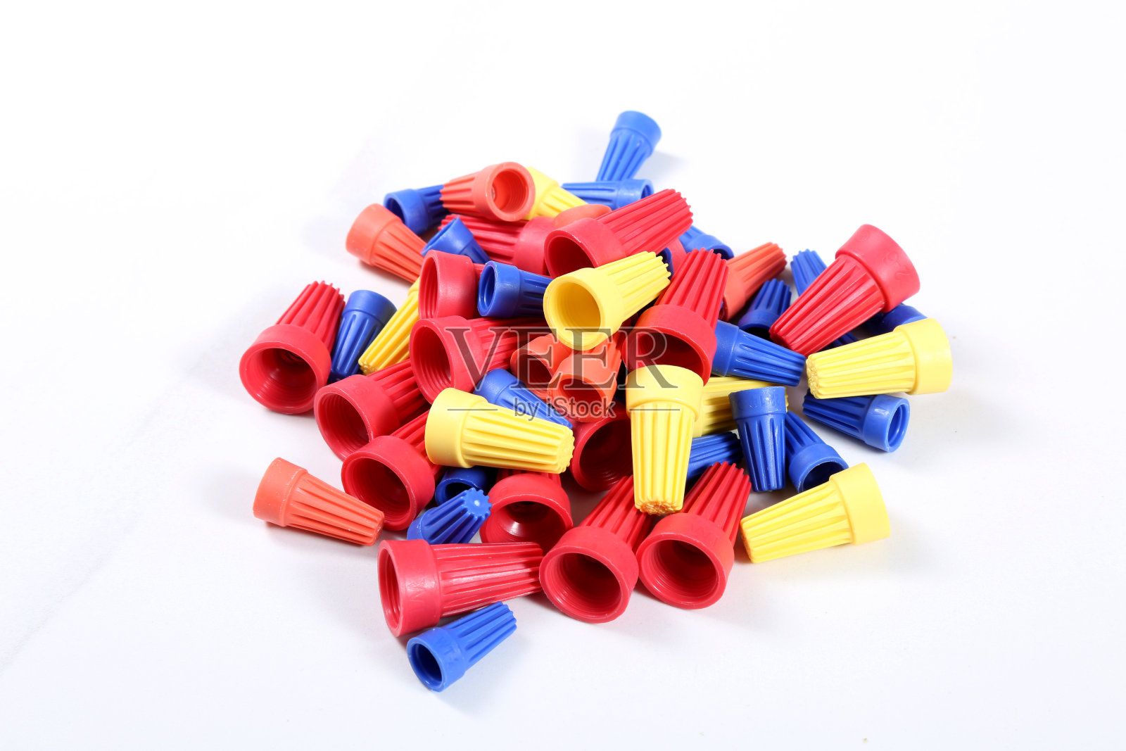 用于连接裸露电线的绞丝照片摄影图片