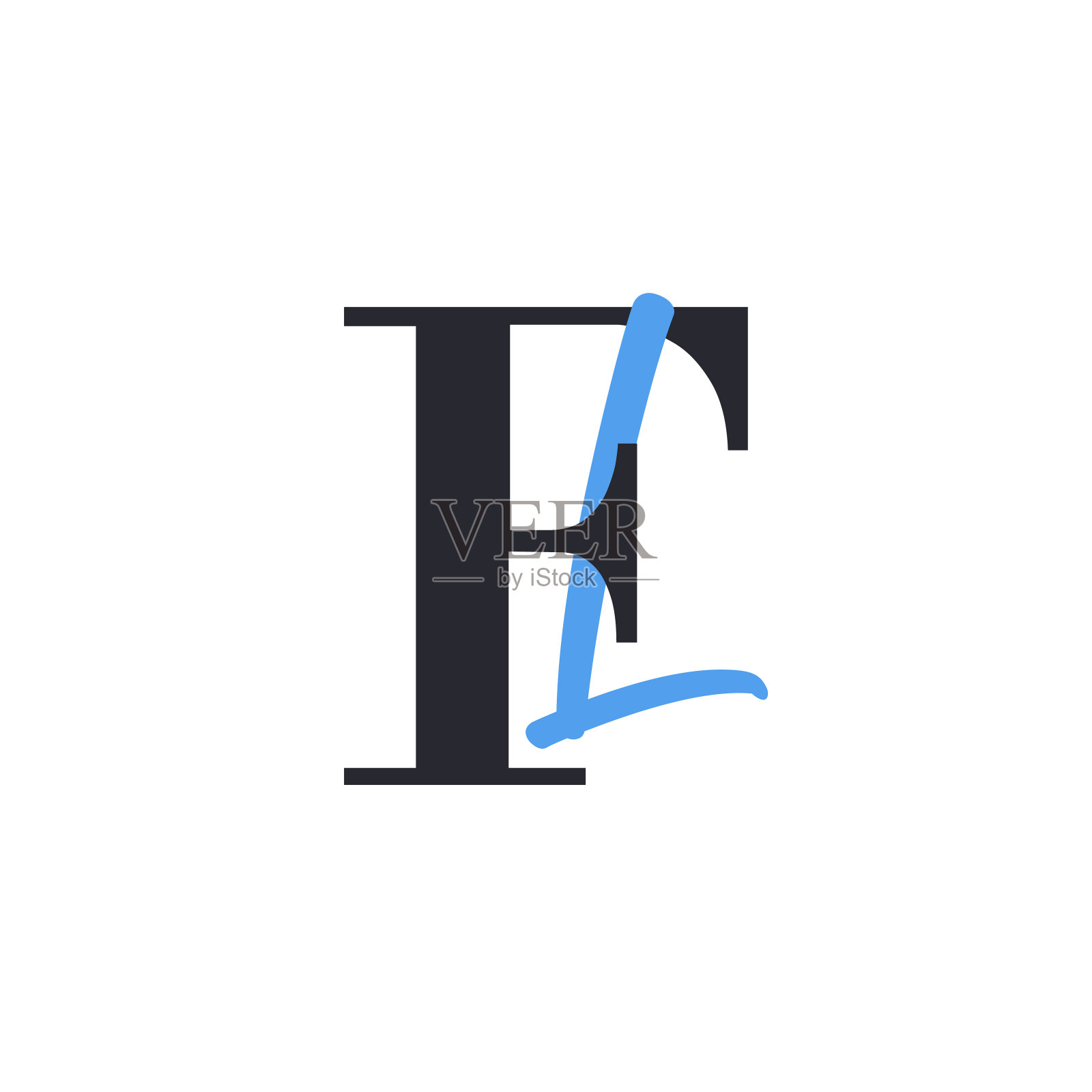 BA字母标志概念。创意最小字母组合B和A标志模板。通用优质标识插画图片素材