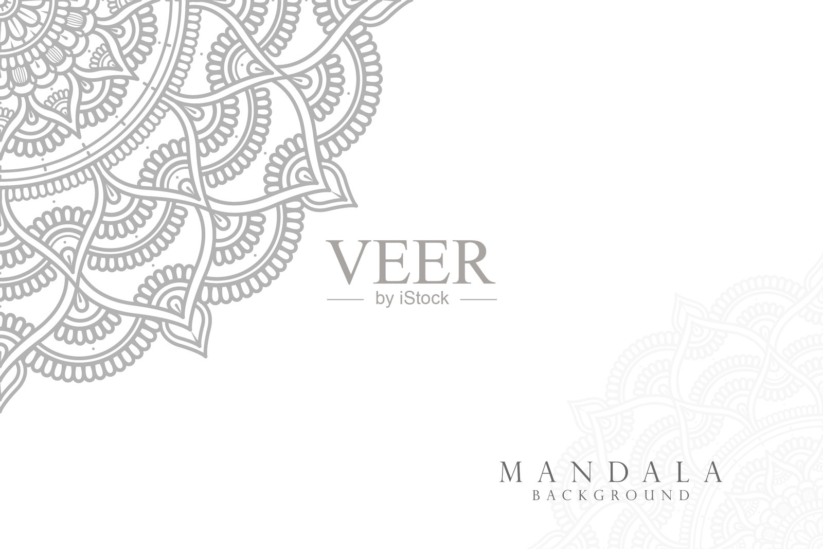 豪华曼陀罗背景插画图片素材