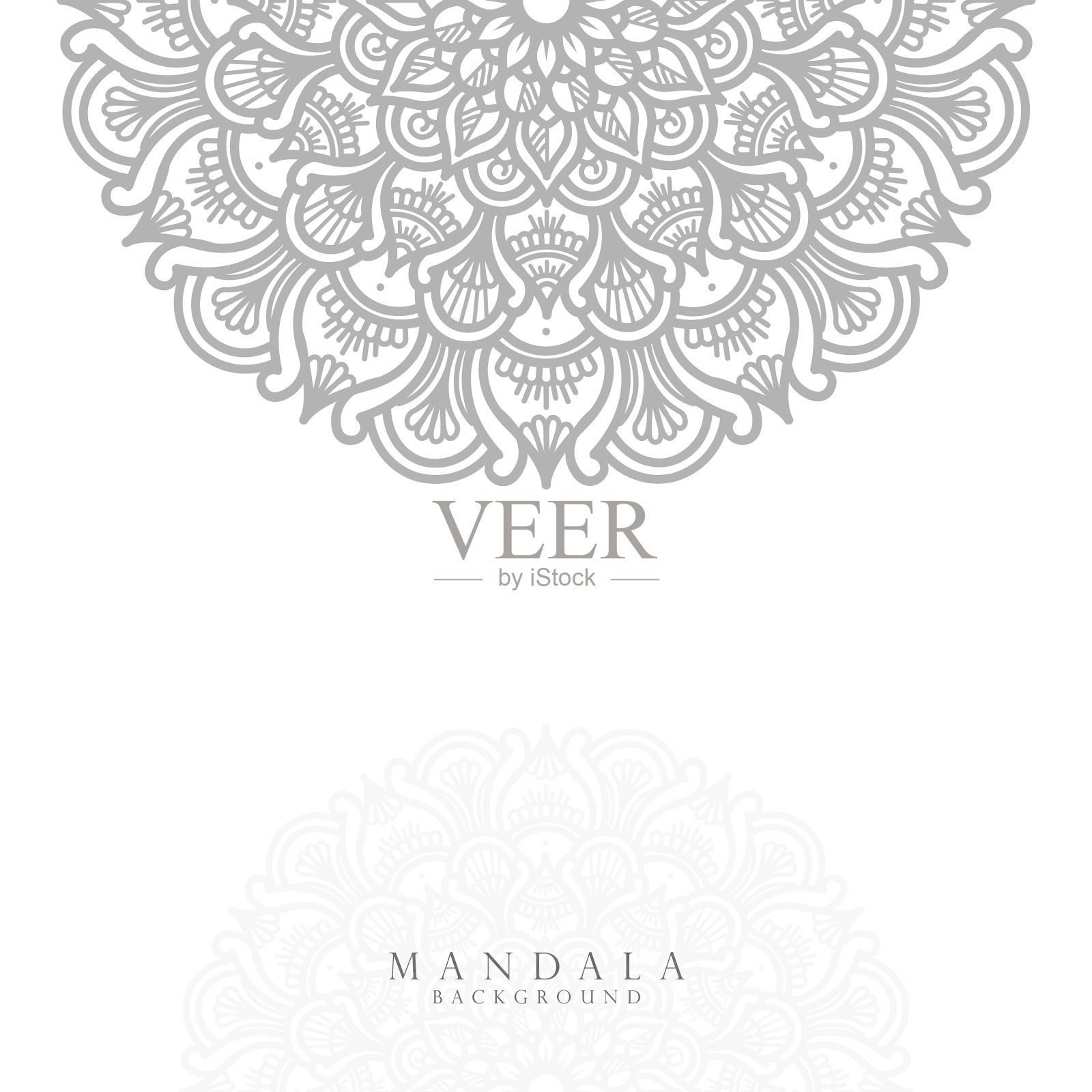 观赏曼陀罗背景插画图片素材