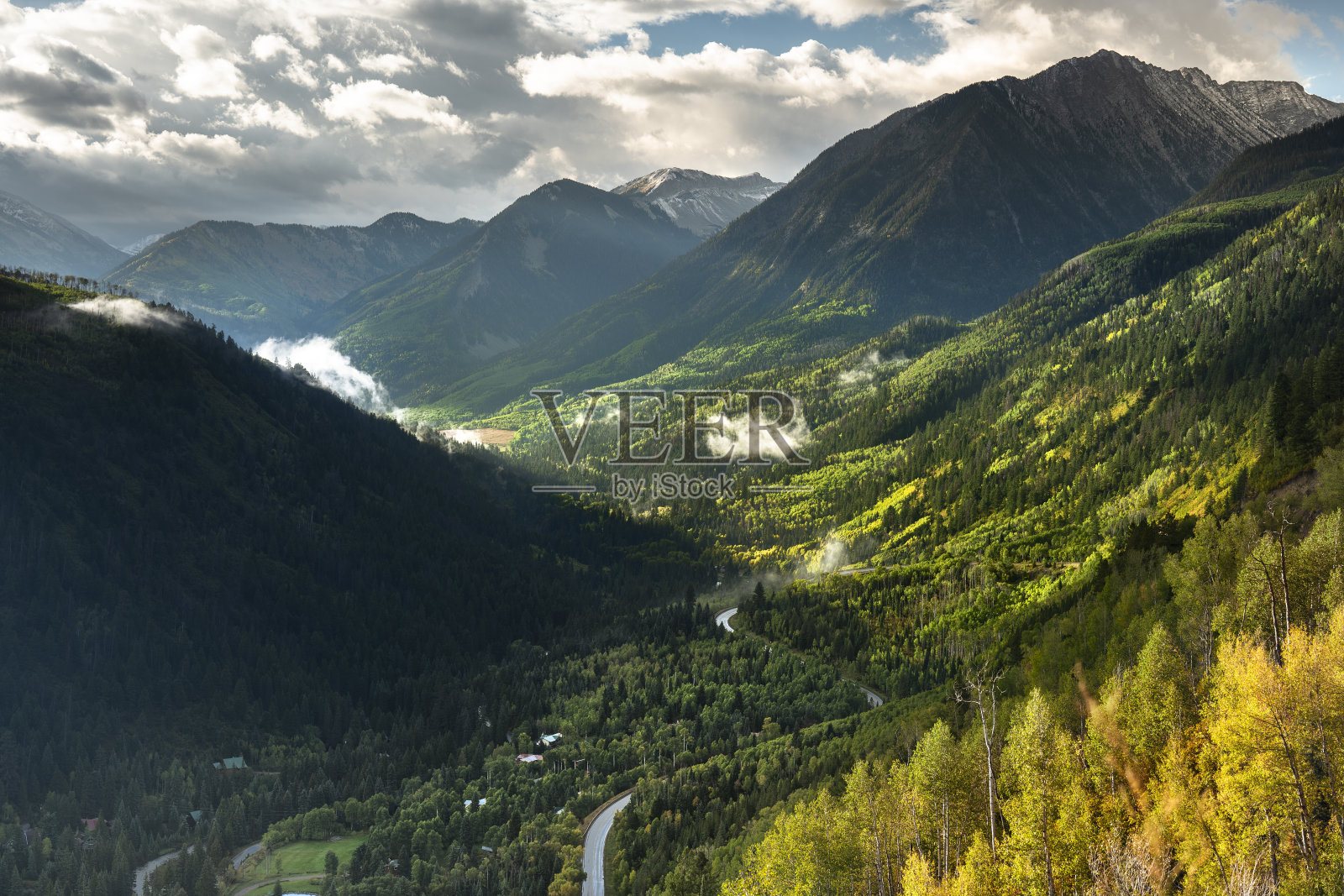 美国科罗拉多州的落基山森林荒野照片摄影图片