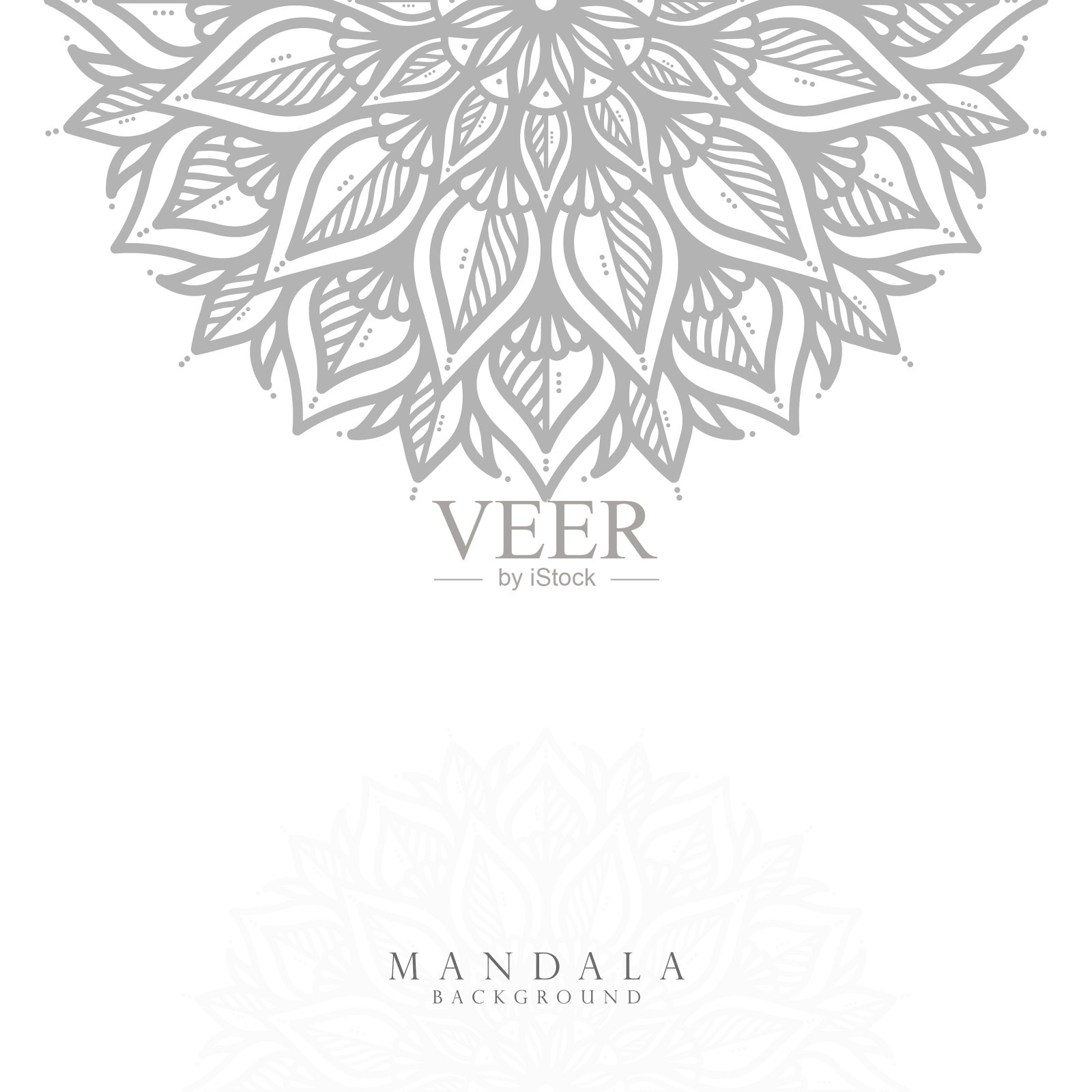 观赏曼陀罗背景插画图片素材