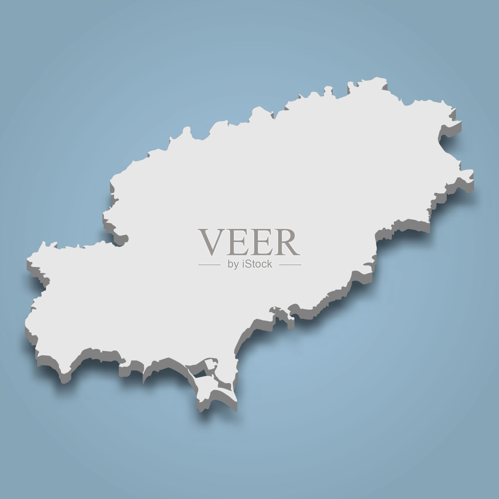 伊比沙岛是巴利阿里群岛中的一个岛屿插画图片素材